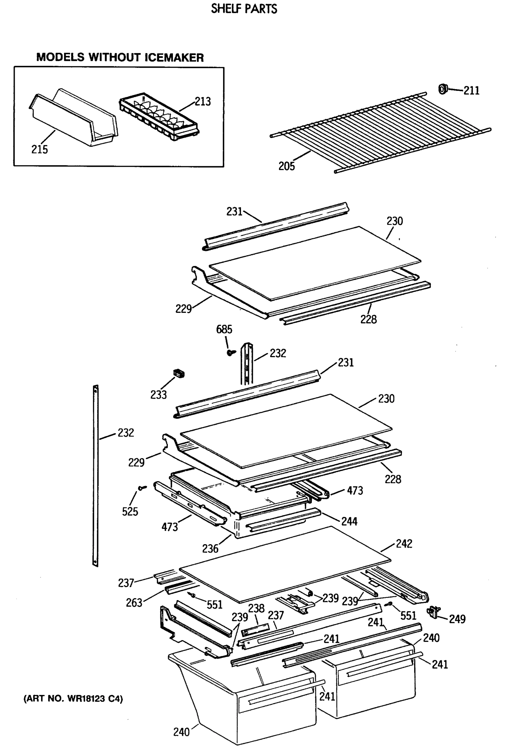 SHELF PARTS