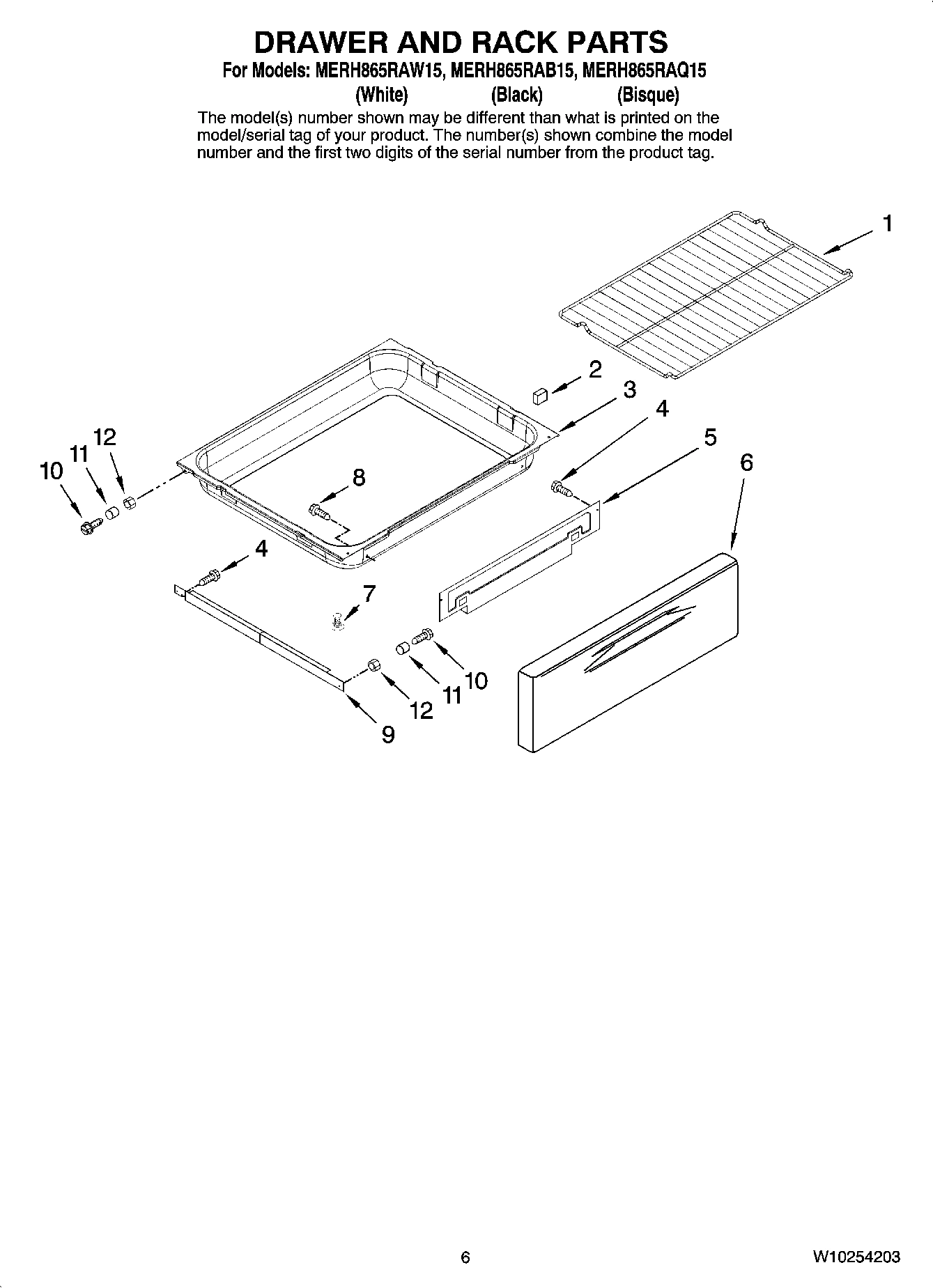 05 - DRAWER AND RACK PARTS