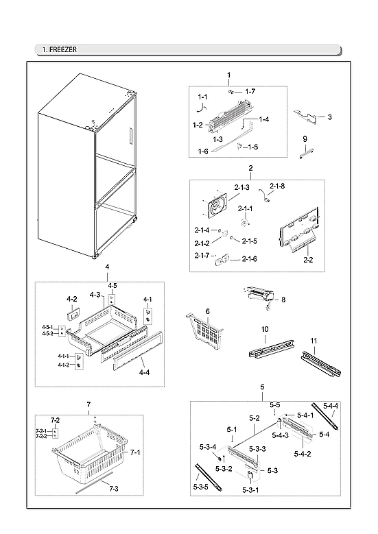 FREEZER PARTS