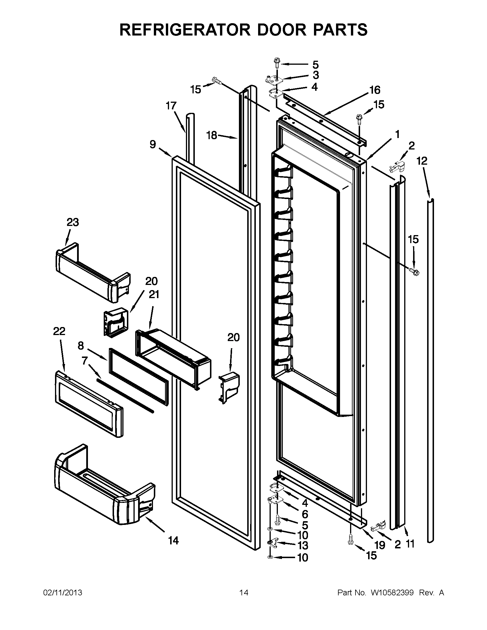 07 - REFRIGERATOR DOOR PARTS