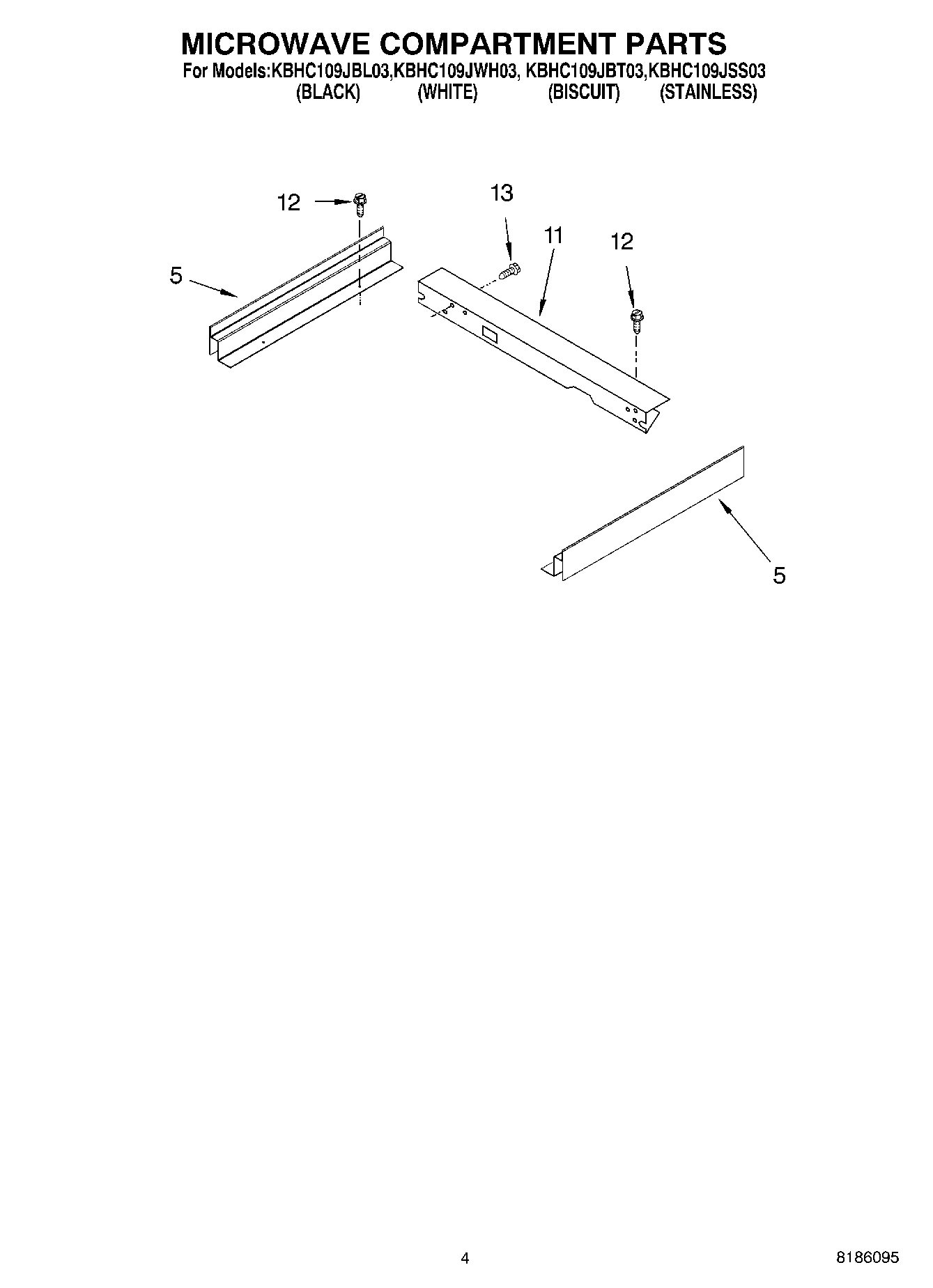 03 - MICROWAVE COMPARTMENT PARTS