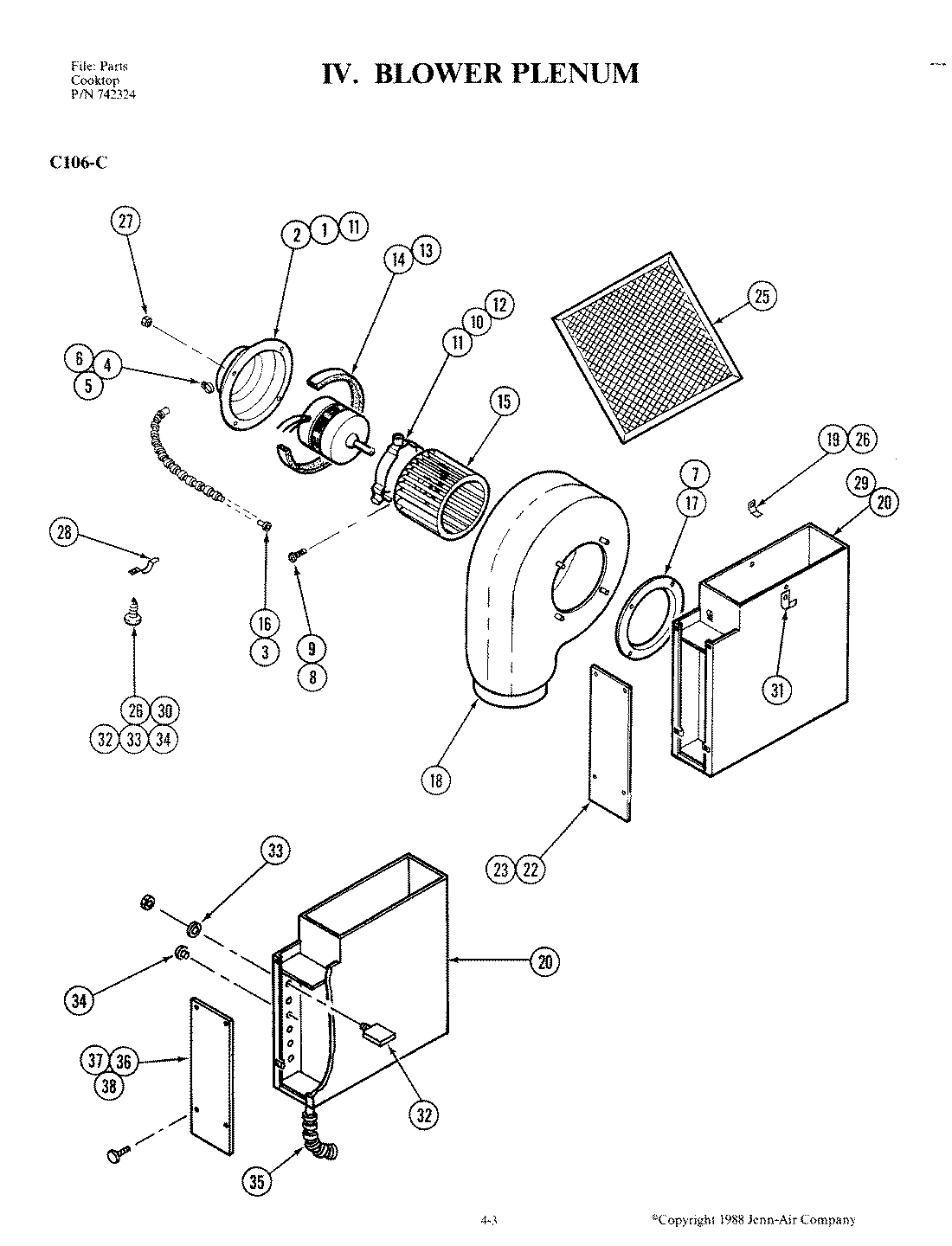 01 - BLOWER PLENUM (C106-C)