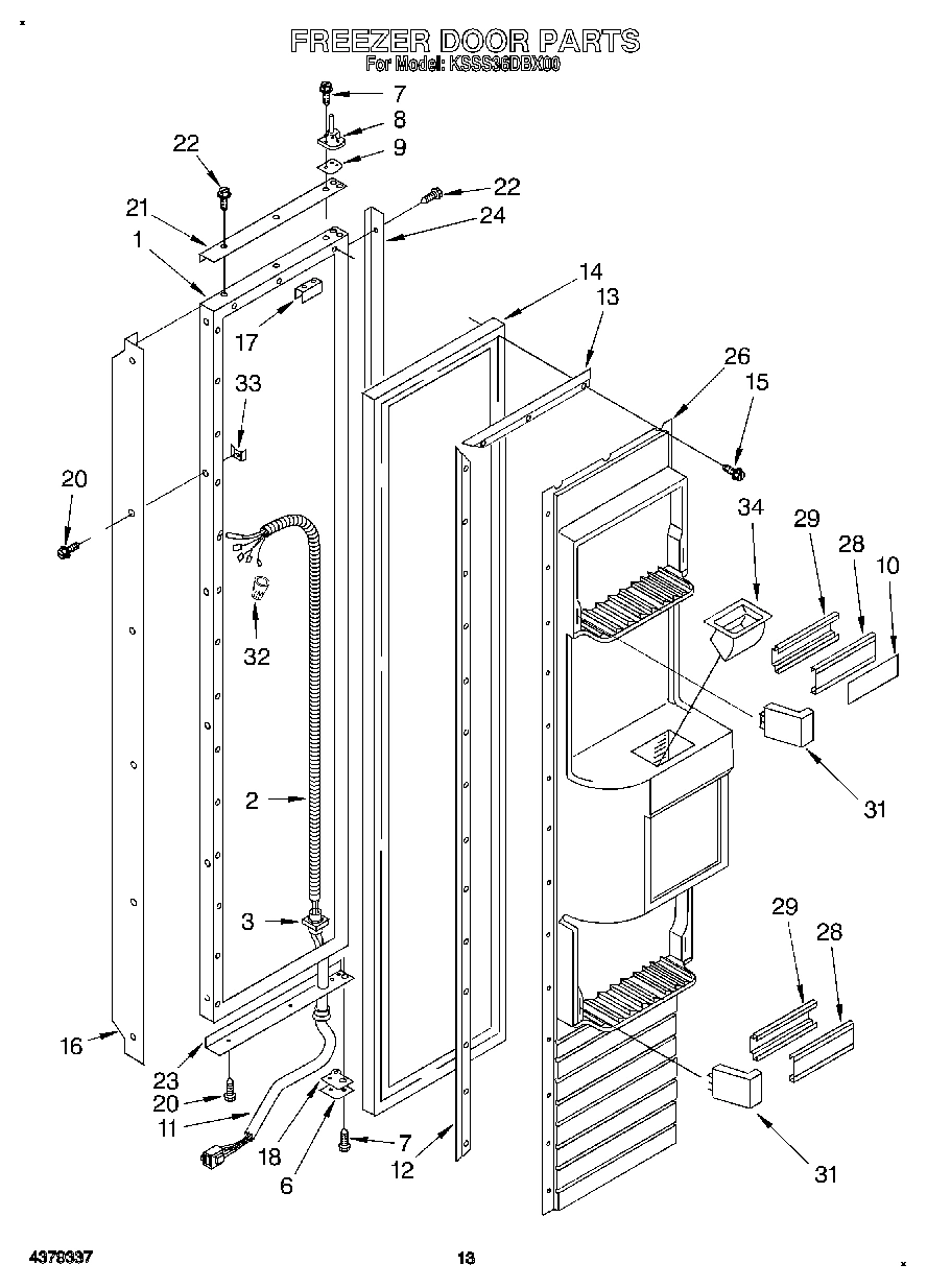 09 - FREEZER DOOR