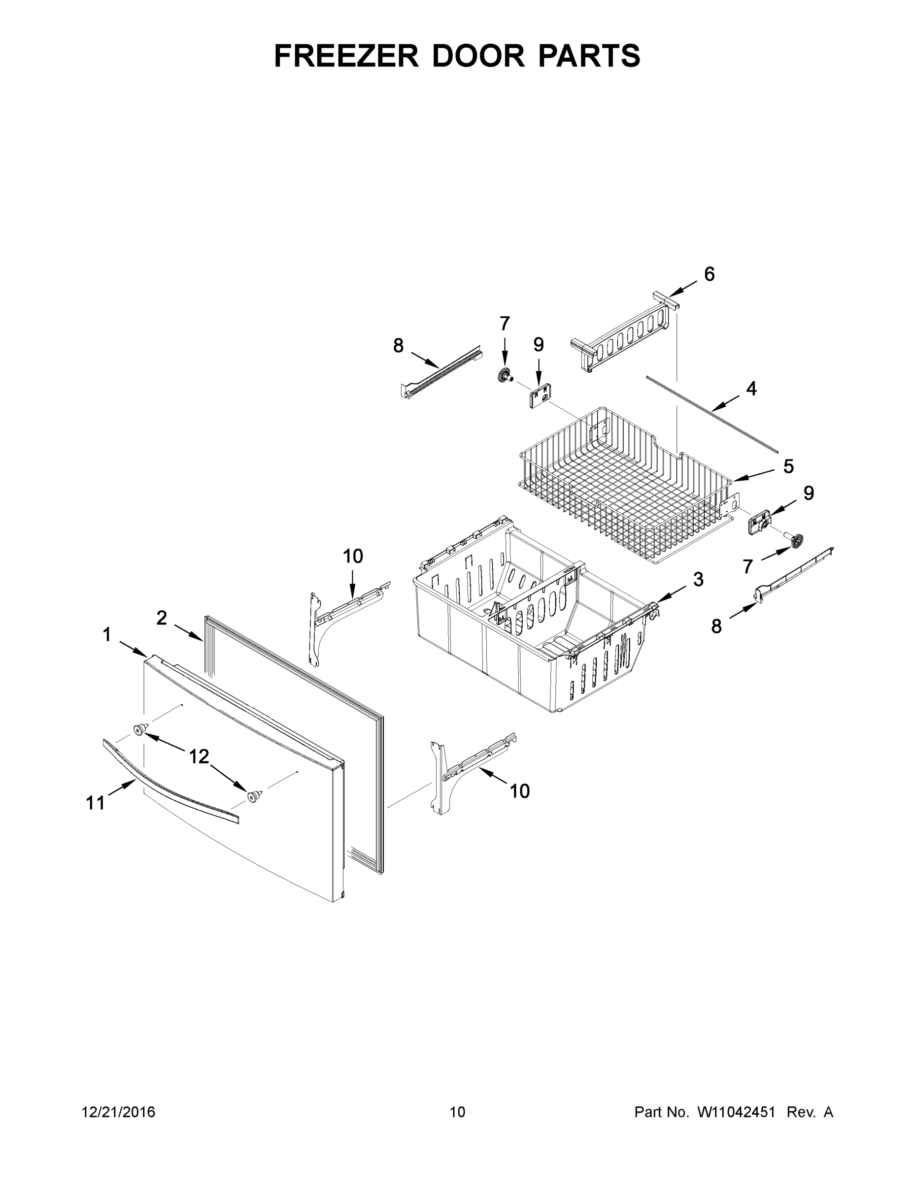 06 - FREEZER DOOR PARTS