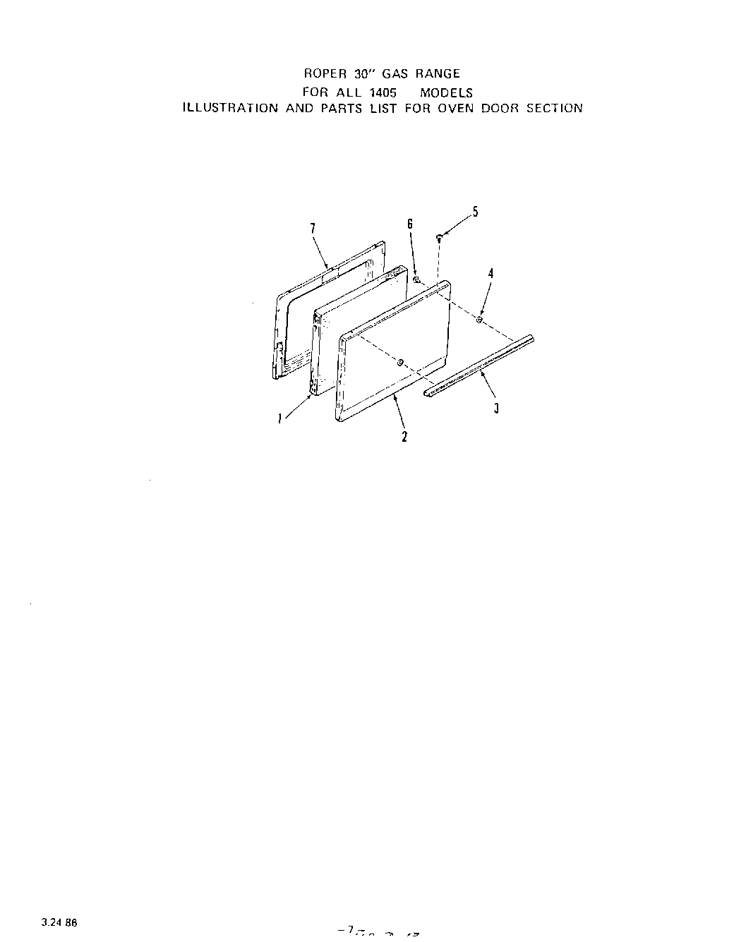 07 - OVEN DOOR