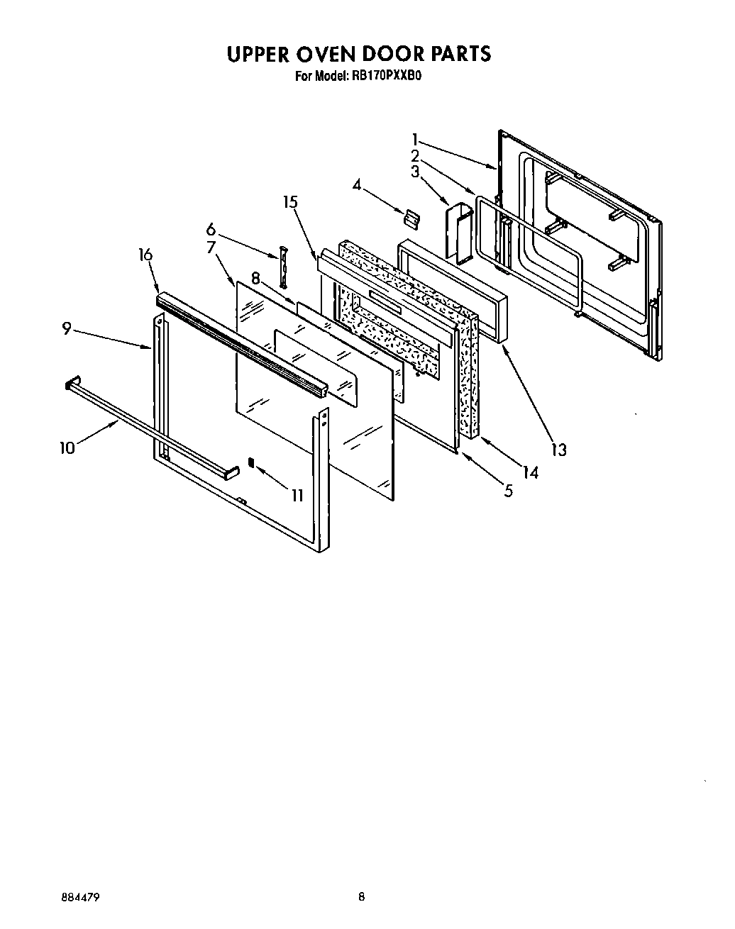 05 - UPPER OVEN DOOR