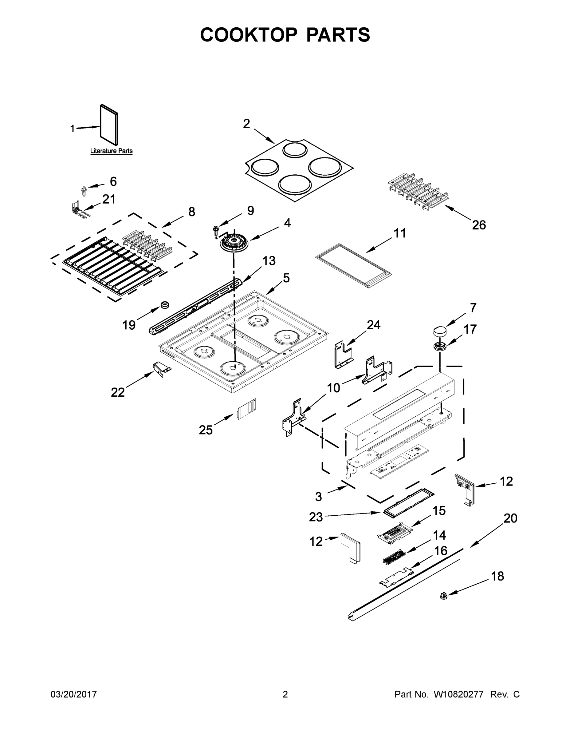 02 - COOKTOP PARTS