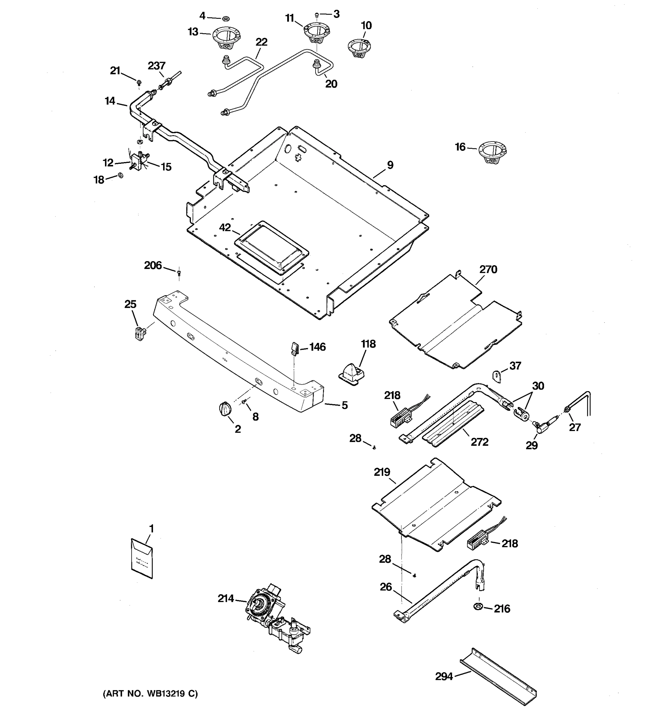 GAS & BURNER PARTS
