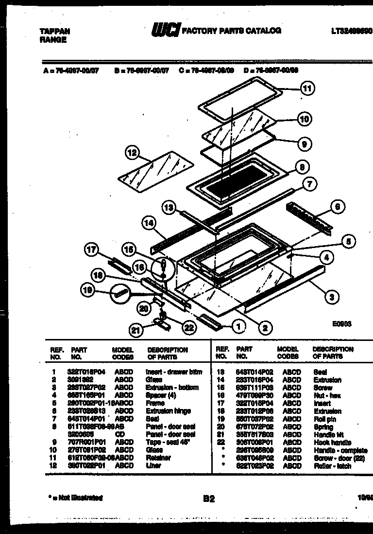 10 - TOP DOOR PARTS