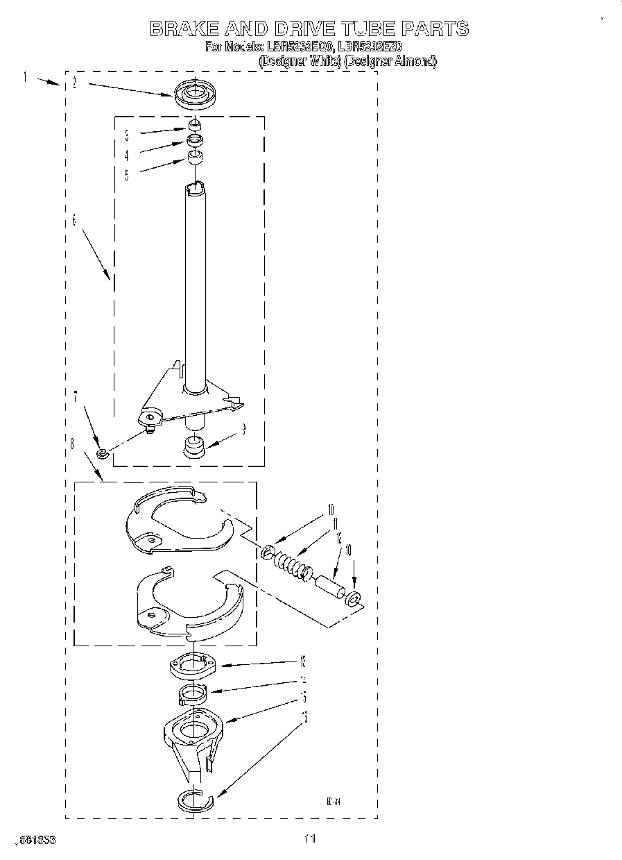07 - BRAKE AND DRIVE TUBE