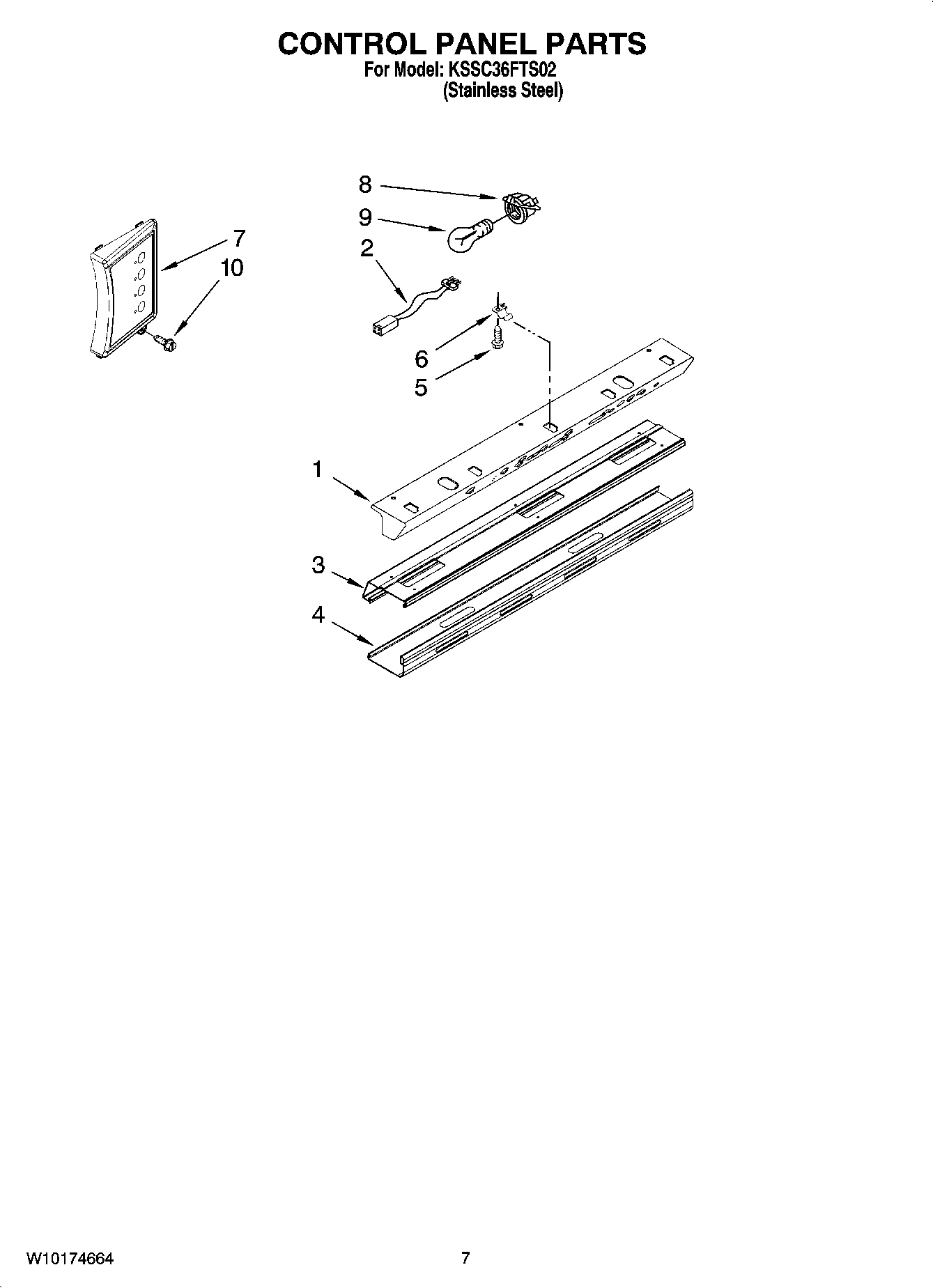 05 - CONTROL PANEL PARTS
