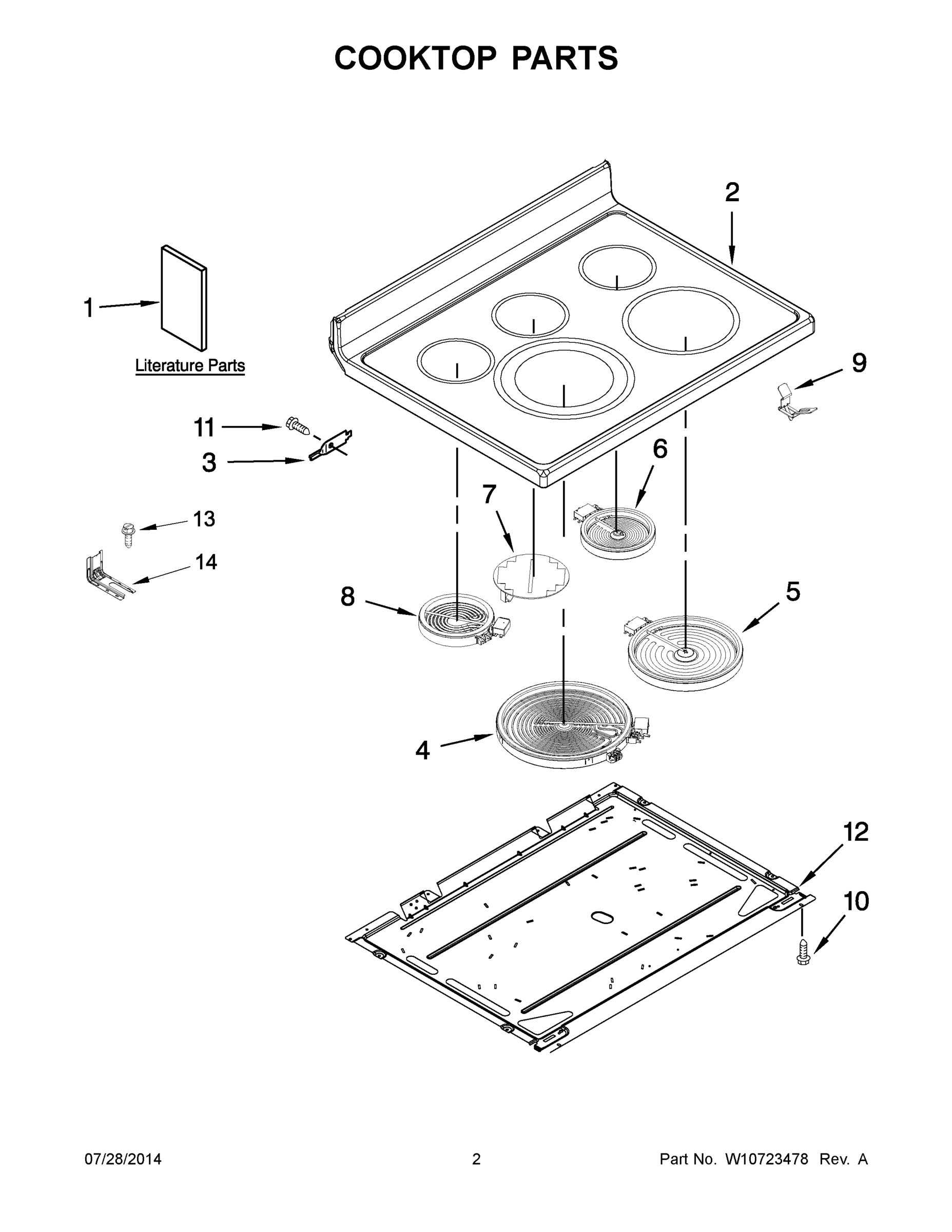 02 - COOKTOP PARTS