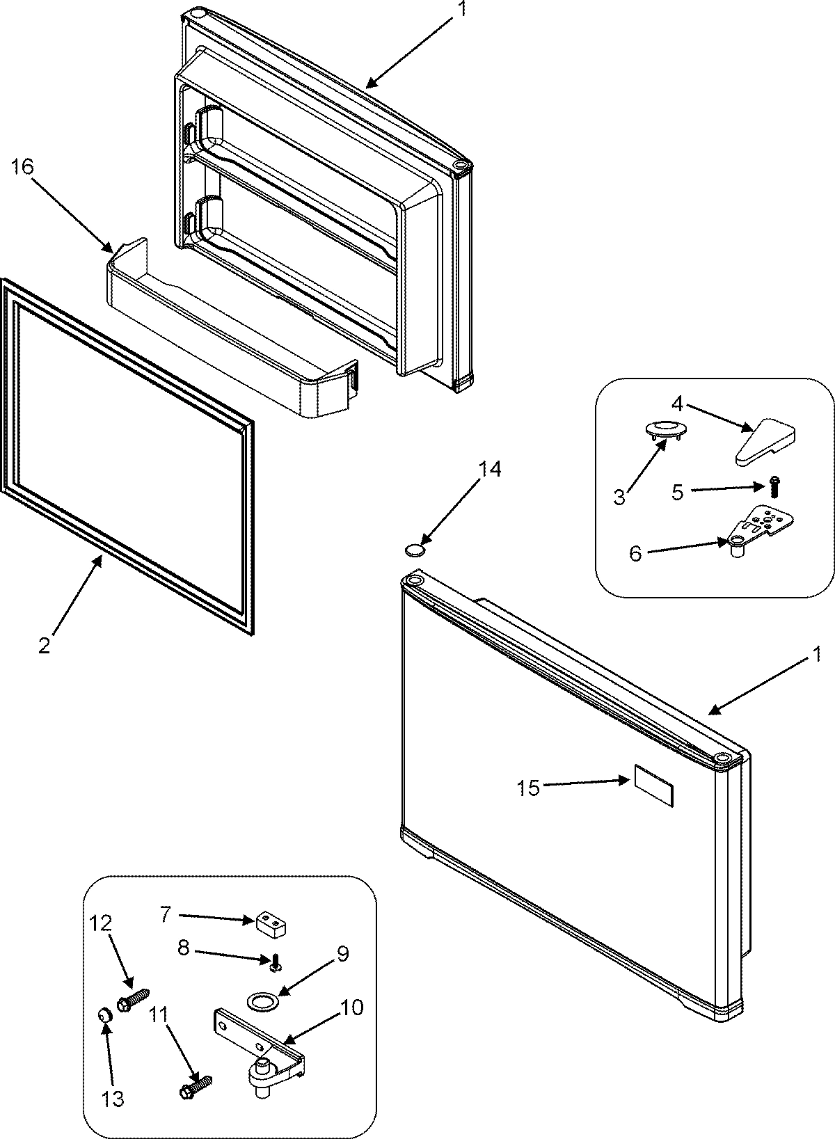 04 - FREEZER DOOR