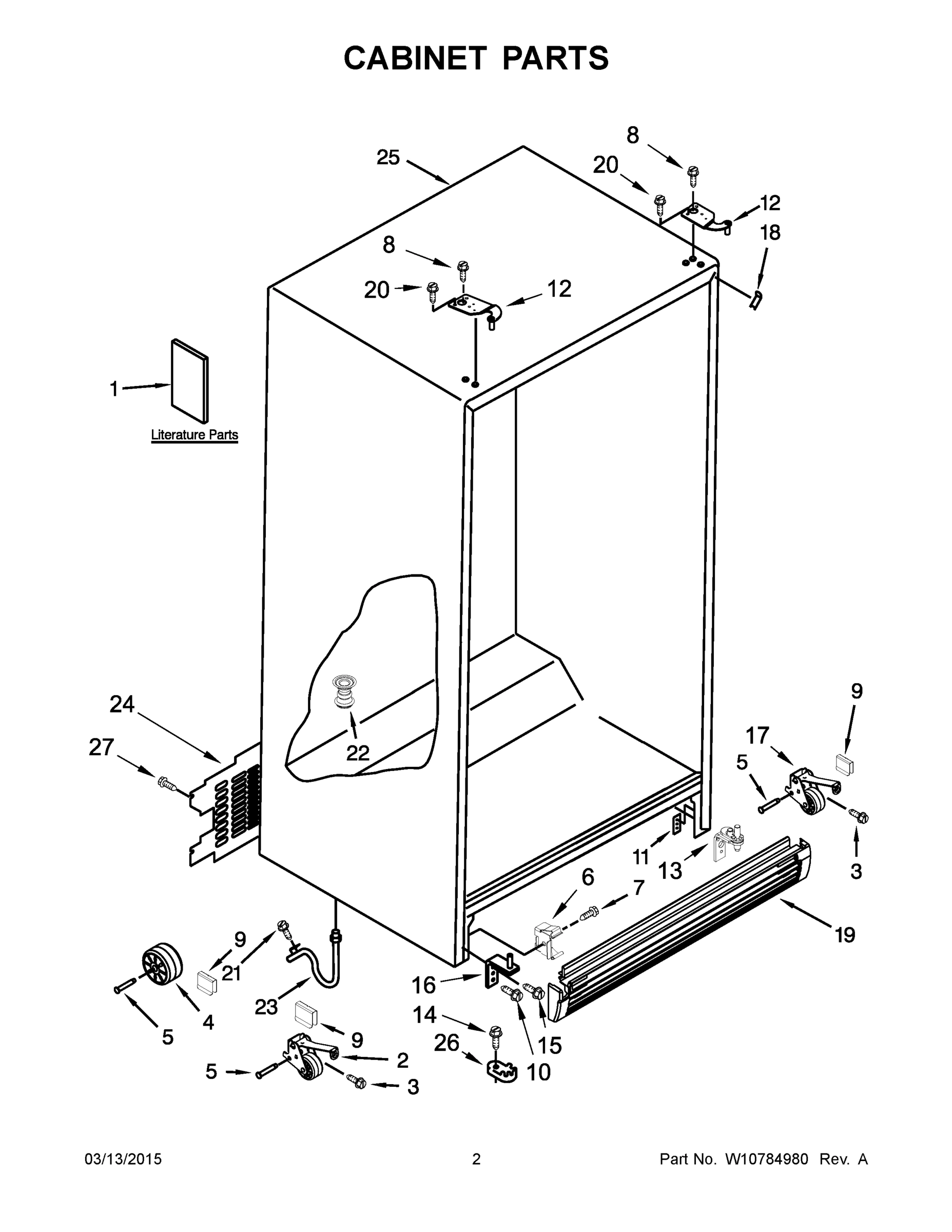 02 - CABINET PARTS