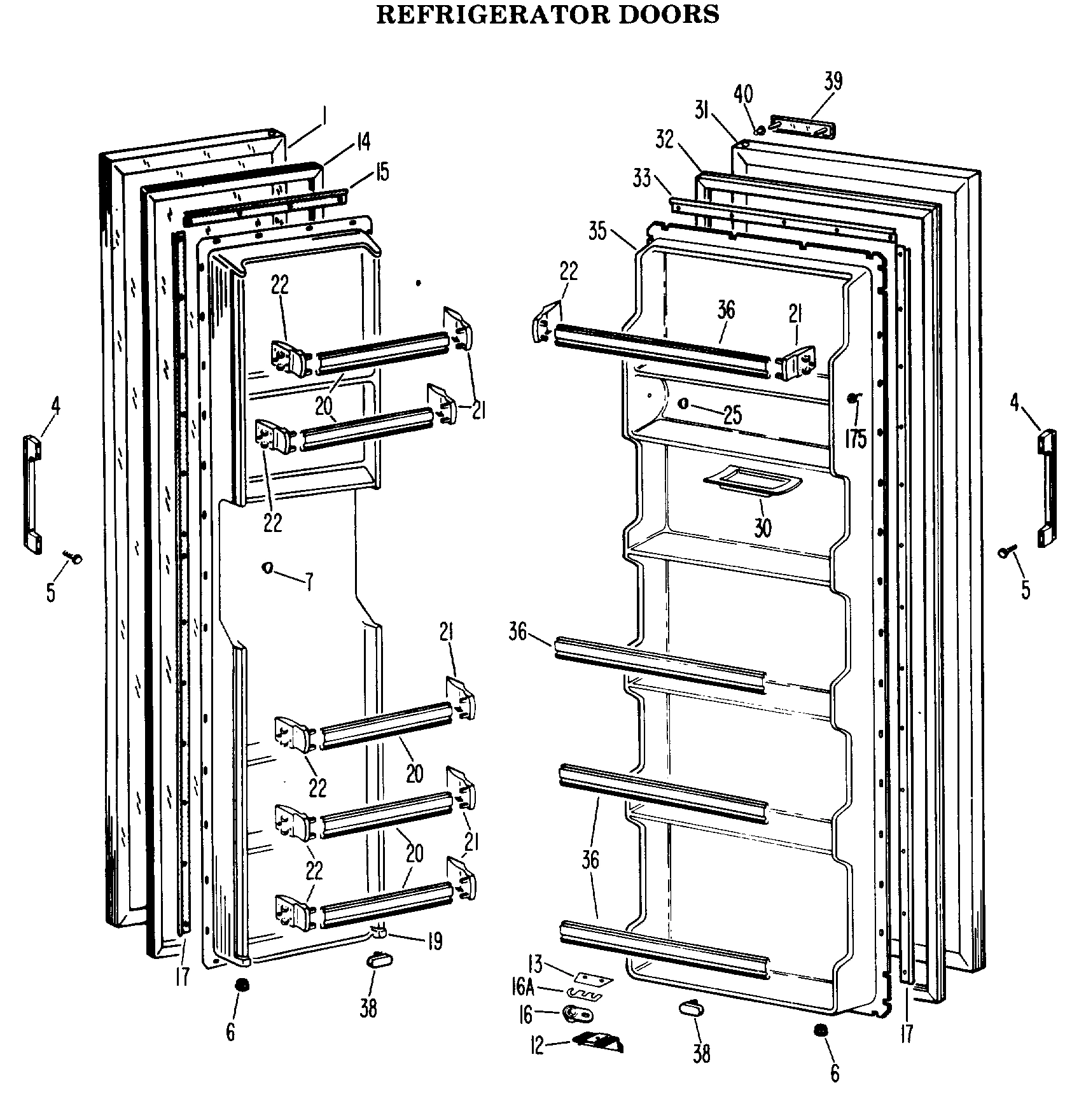 REFRIGERATOR DOORS