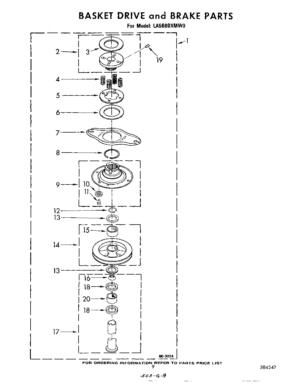08 - BASKET DRIVE AND BRAKE
