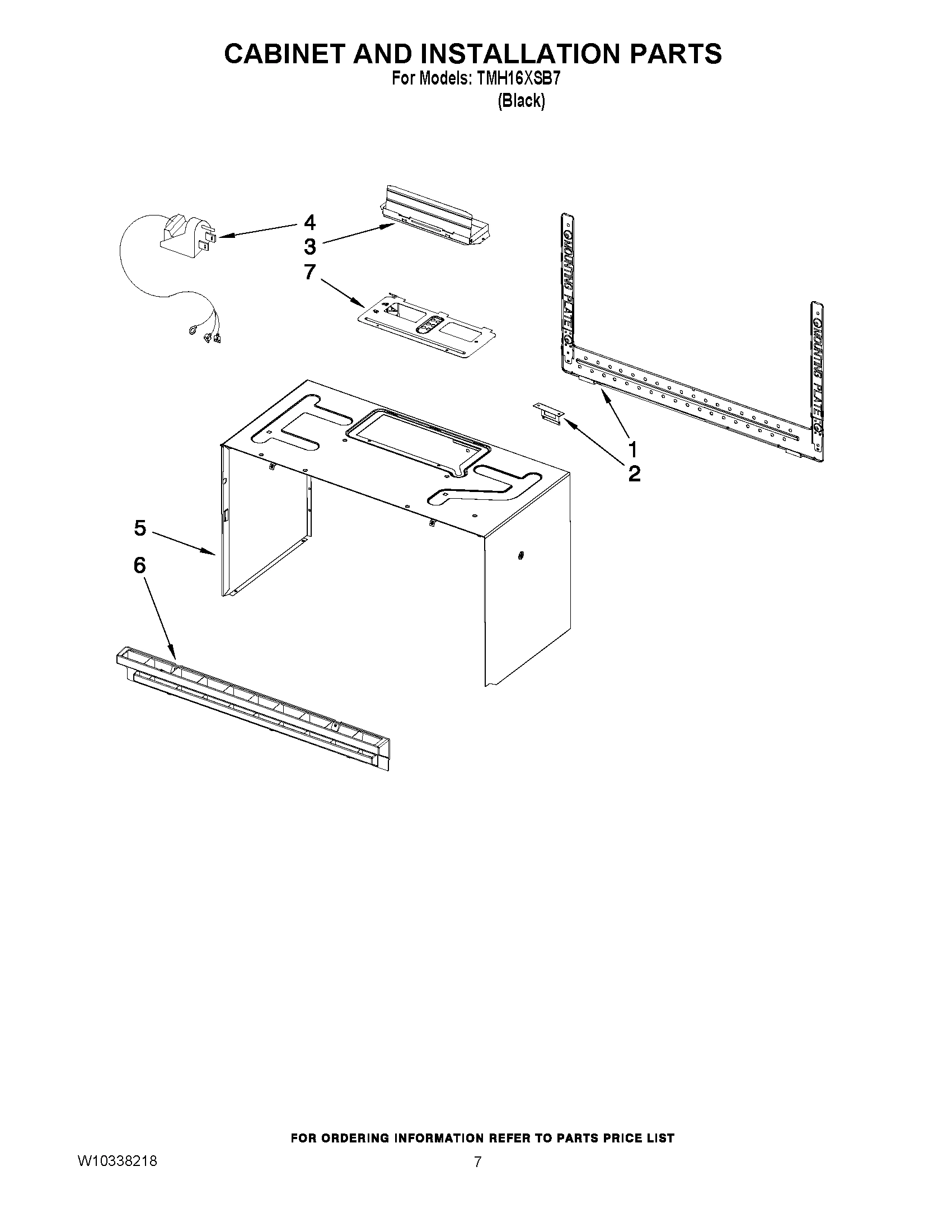 06 - CABINET AND INSTALLATION PARTS