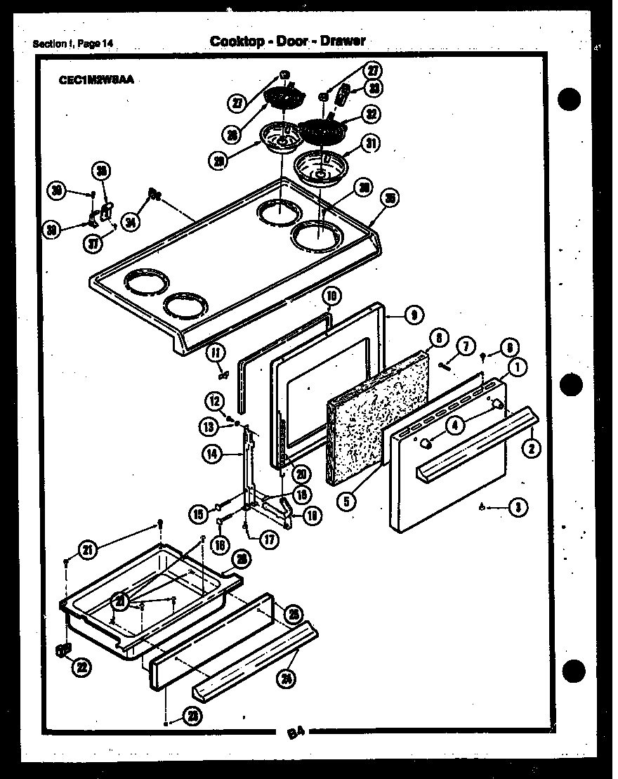 10 - COOKTOP-DOOR-DRAWER