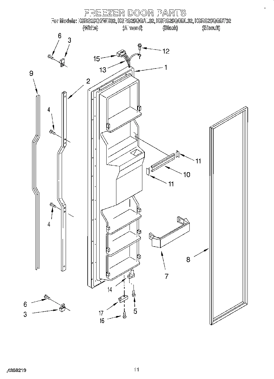 07 - FREEZER DOOR