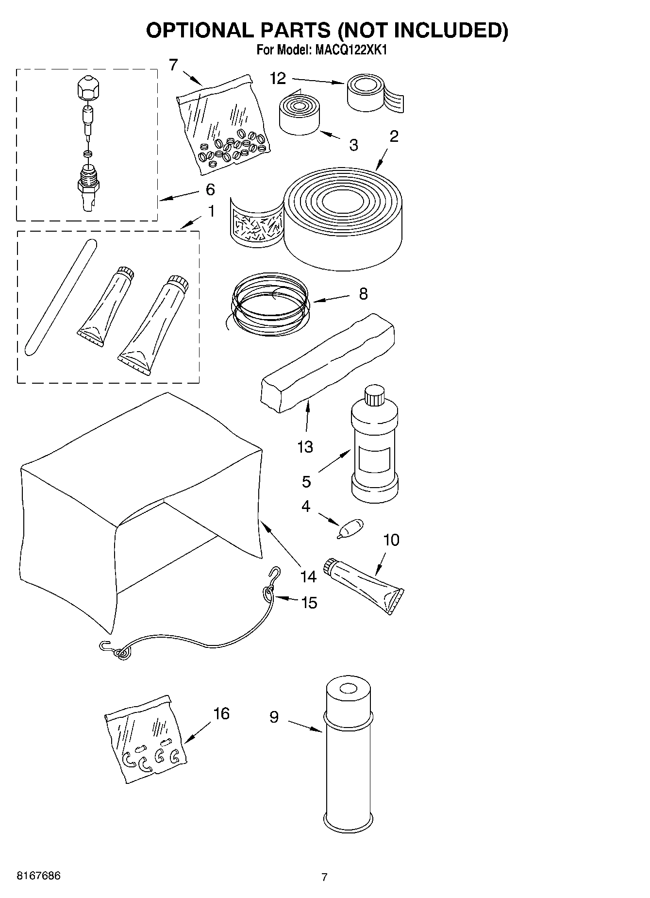 04 - OPTIONAL PARTS (NOT INCLUDED)