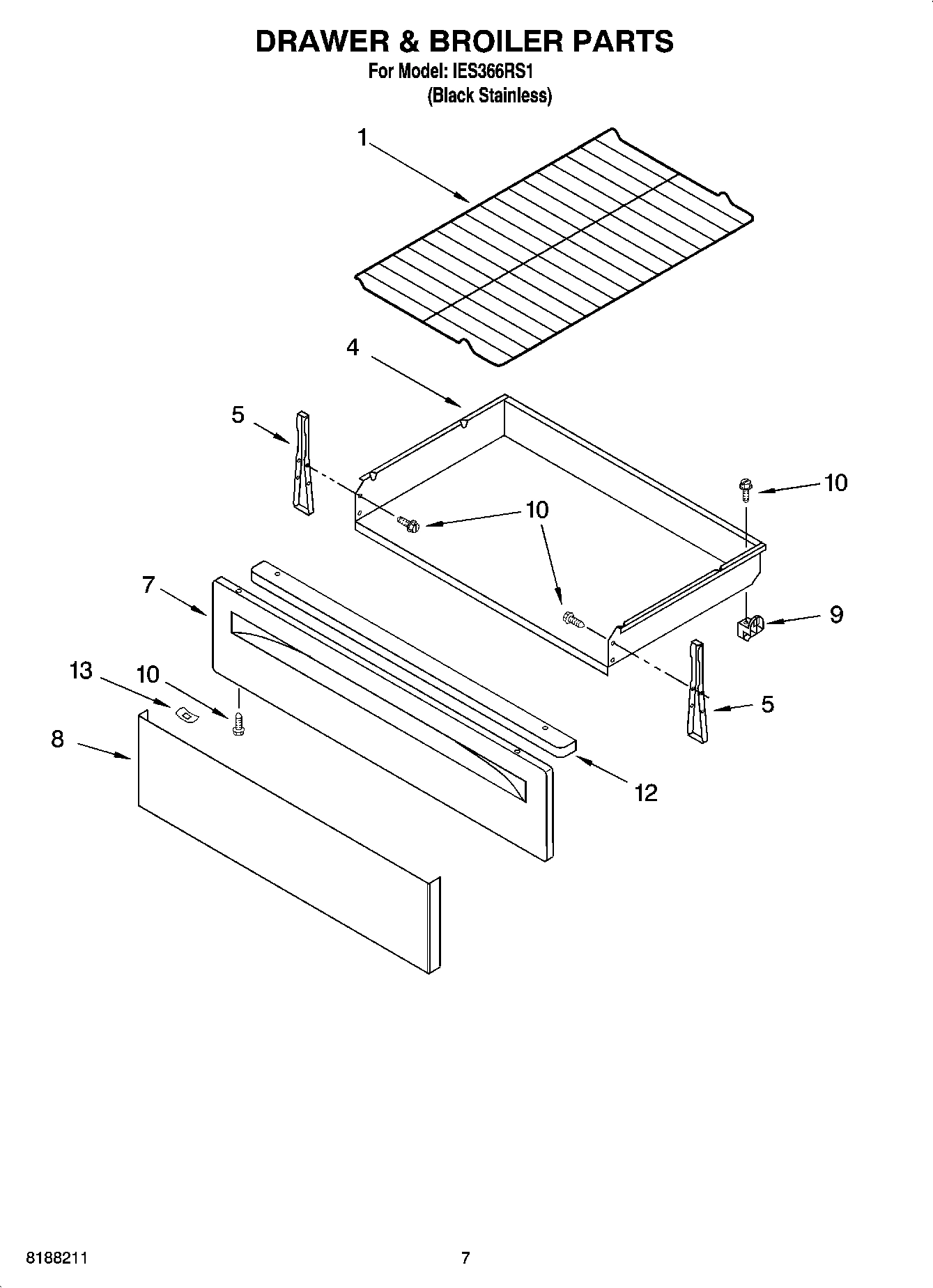 05 - DRAWER & BROILER PARTS