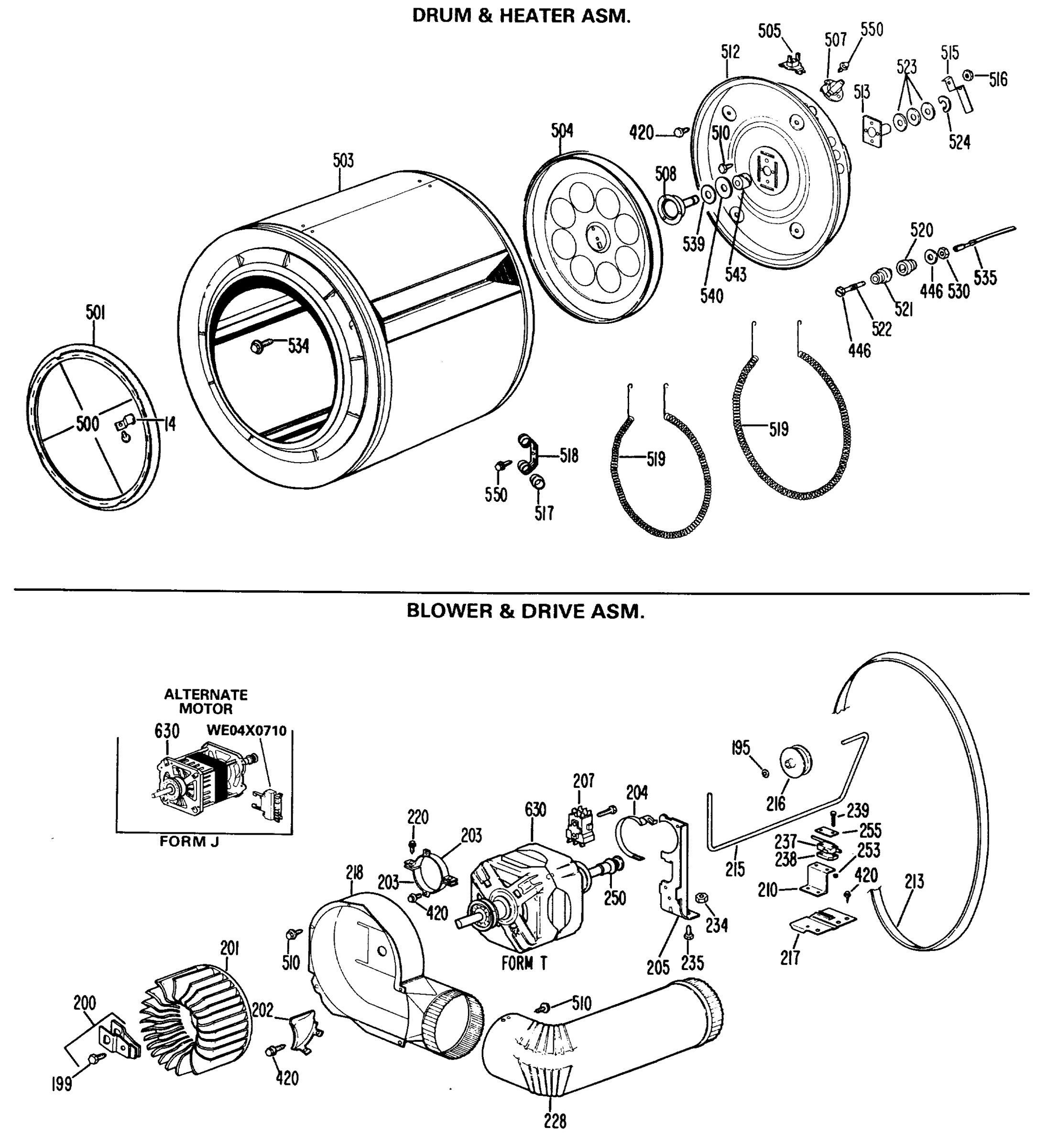 DRUM & HEATER ASM.
