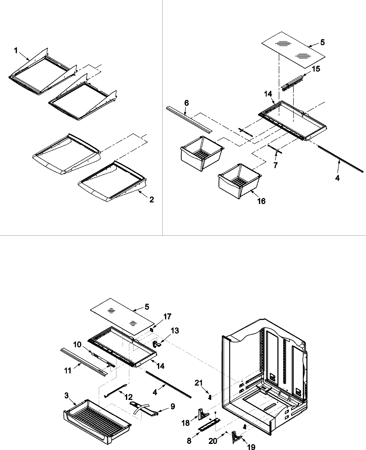 09 - REFRIGERATOR SHELVING