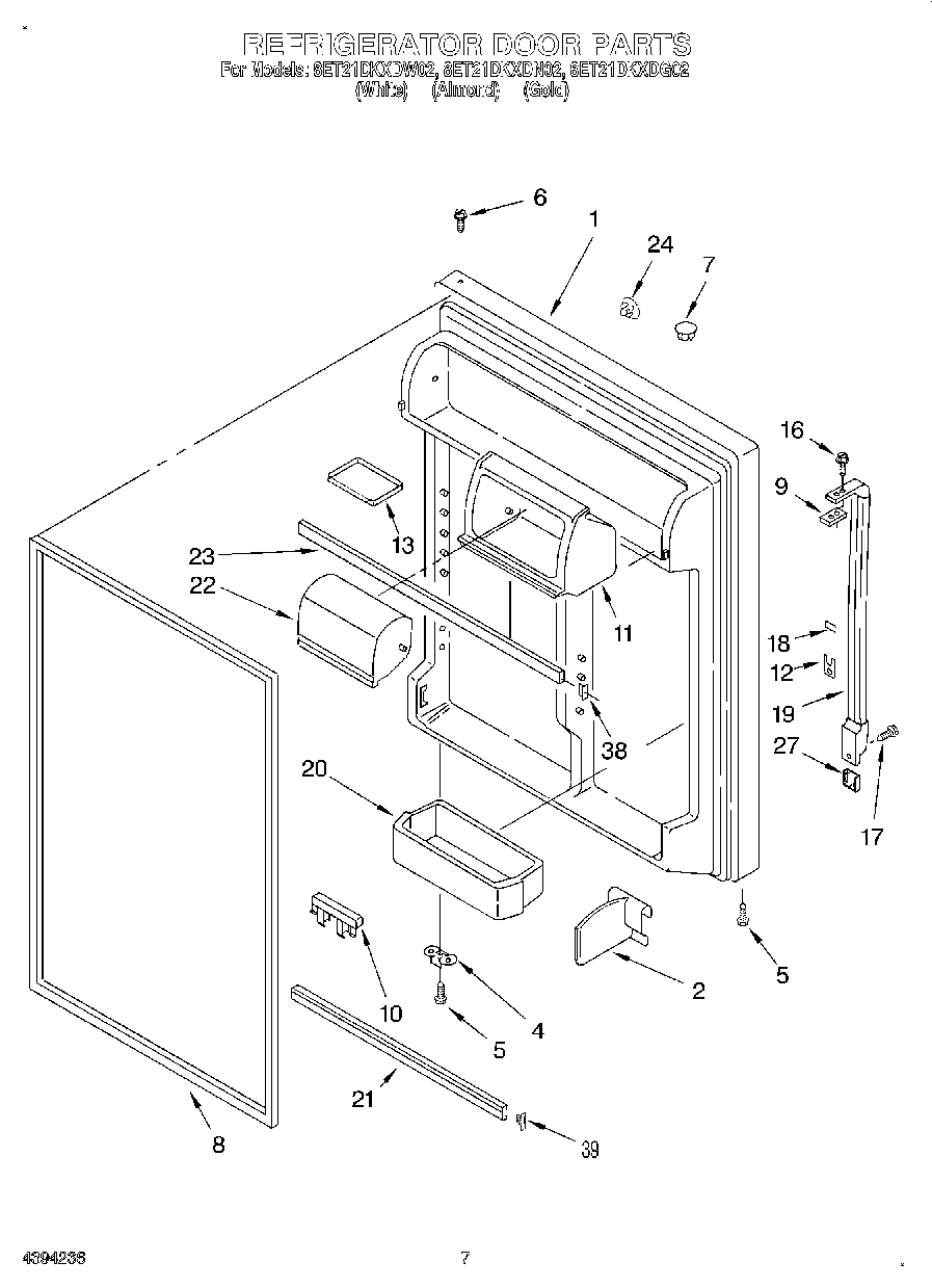 04 - REFRIGERATOR DOOR