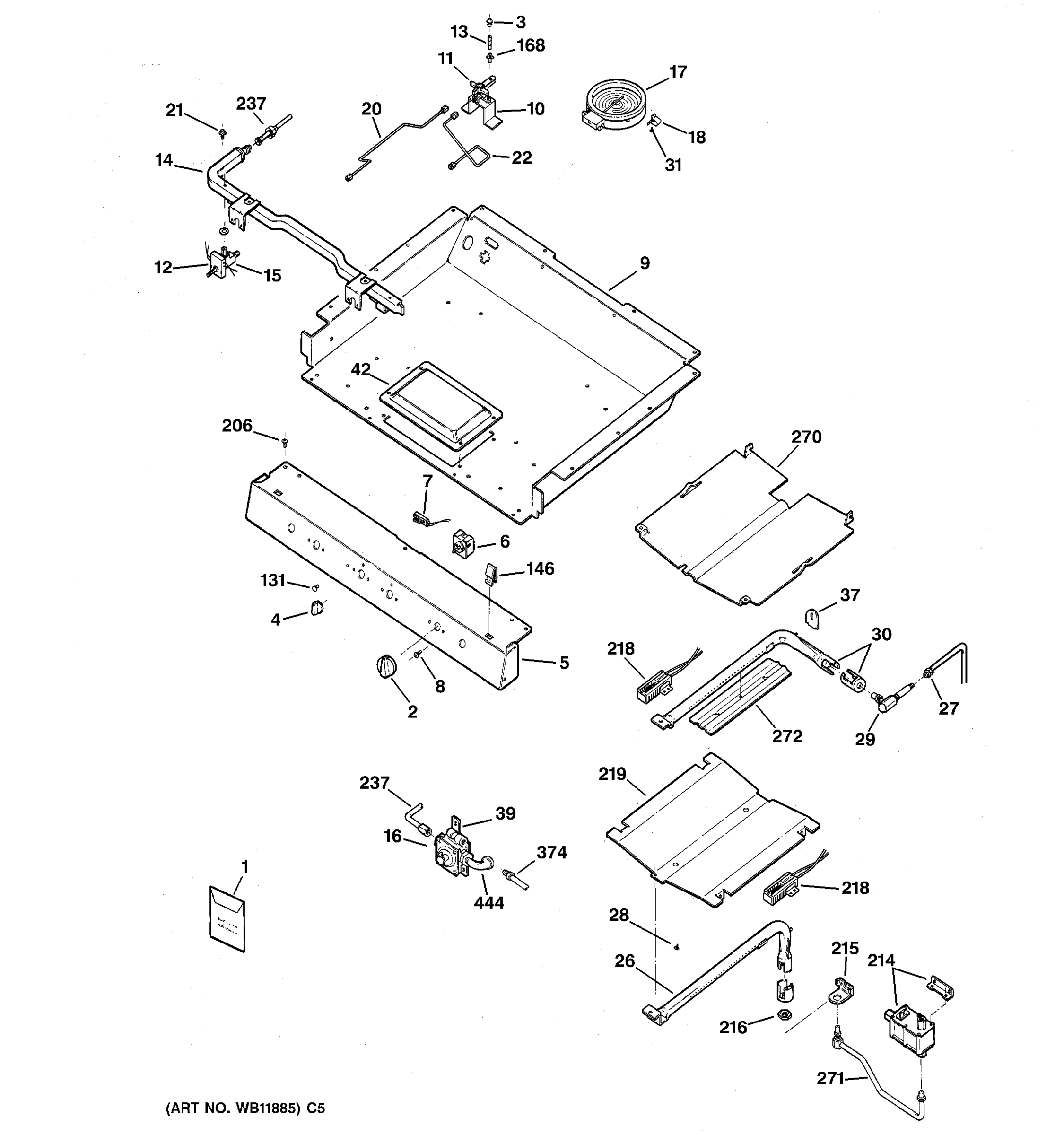 GAS & BURNER PARTS
