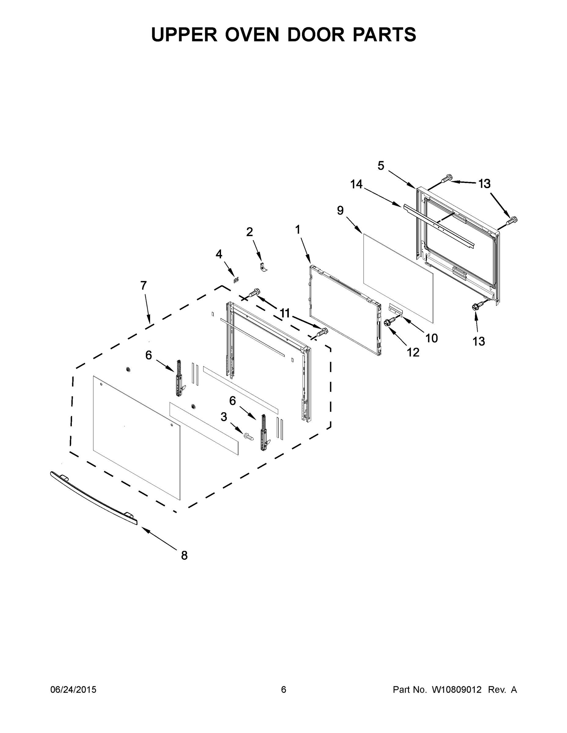 04 - UPPER OVEN DOOR PARTS