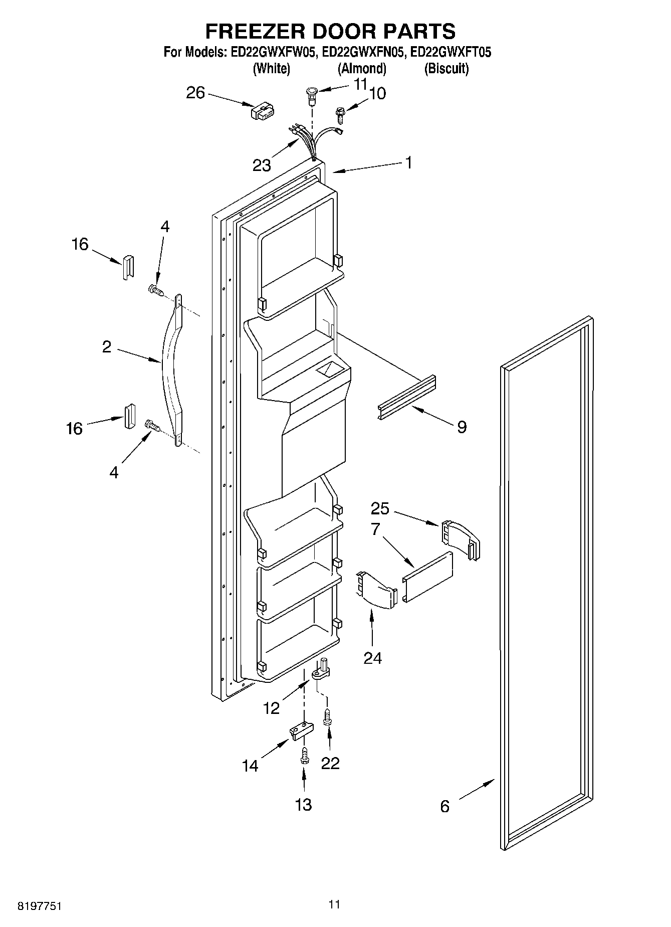 08 - FREEZER DOOR