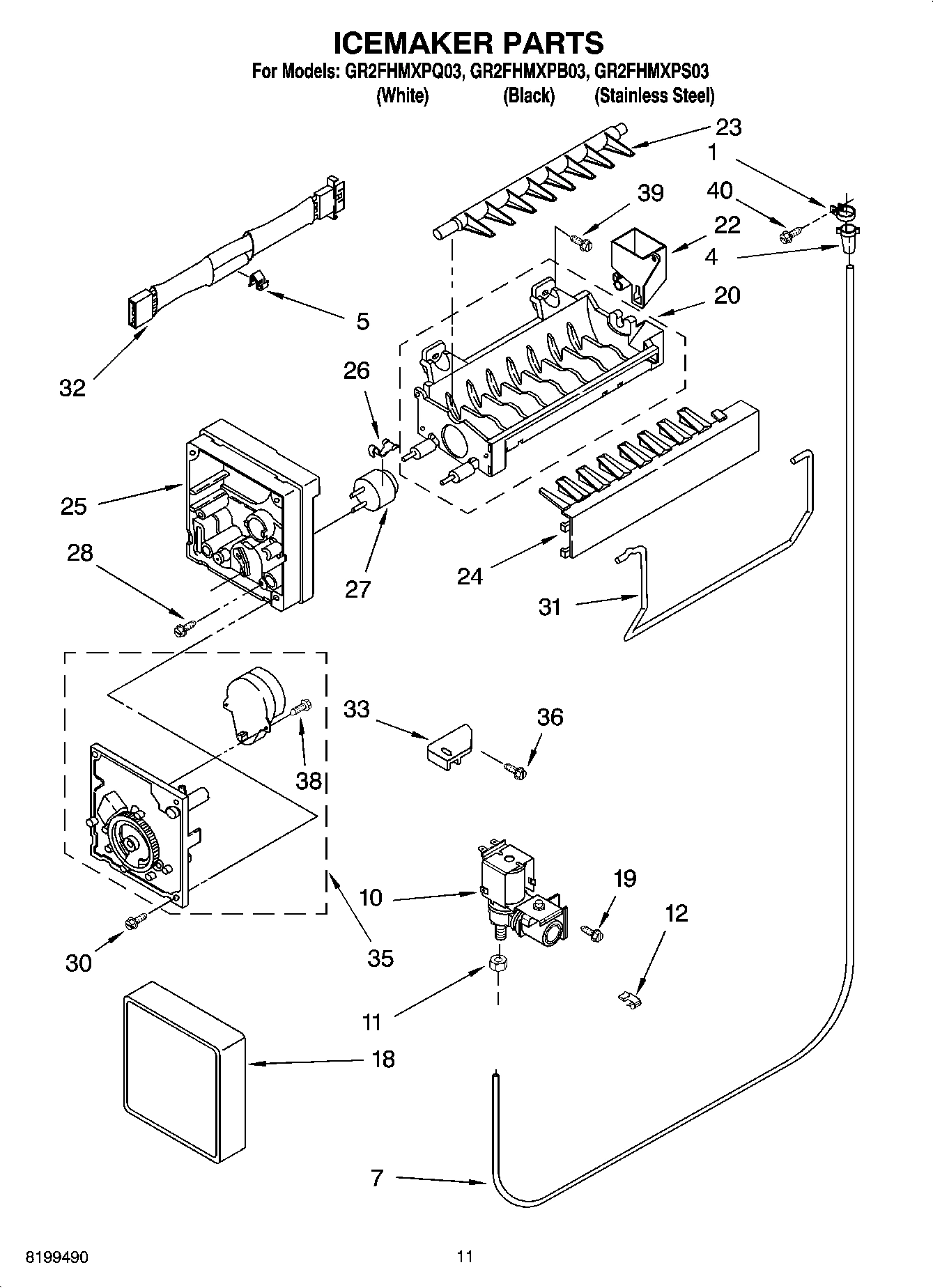 06 - ICEMAKER PARTS