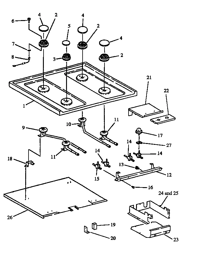07 - SEALED BURNER PARTS