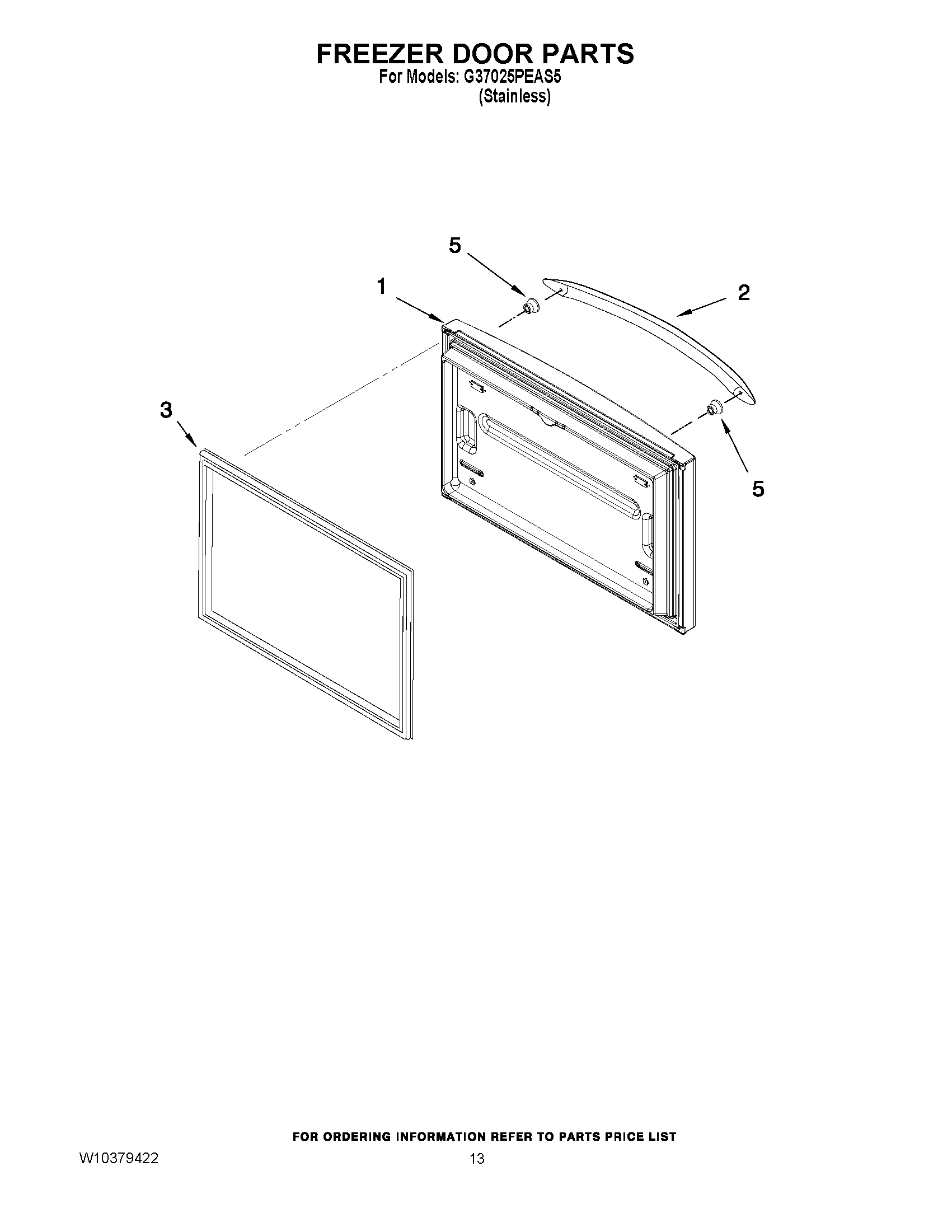 07 - FREEZER DOOR PARTS