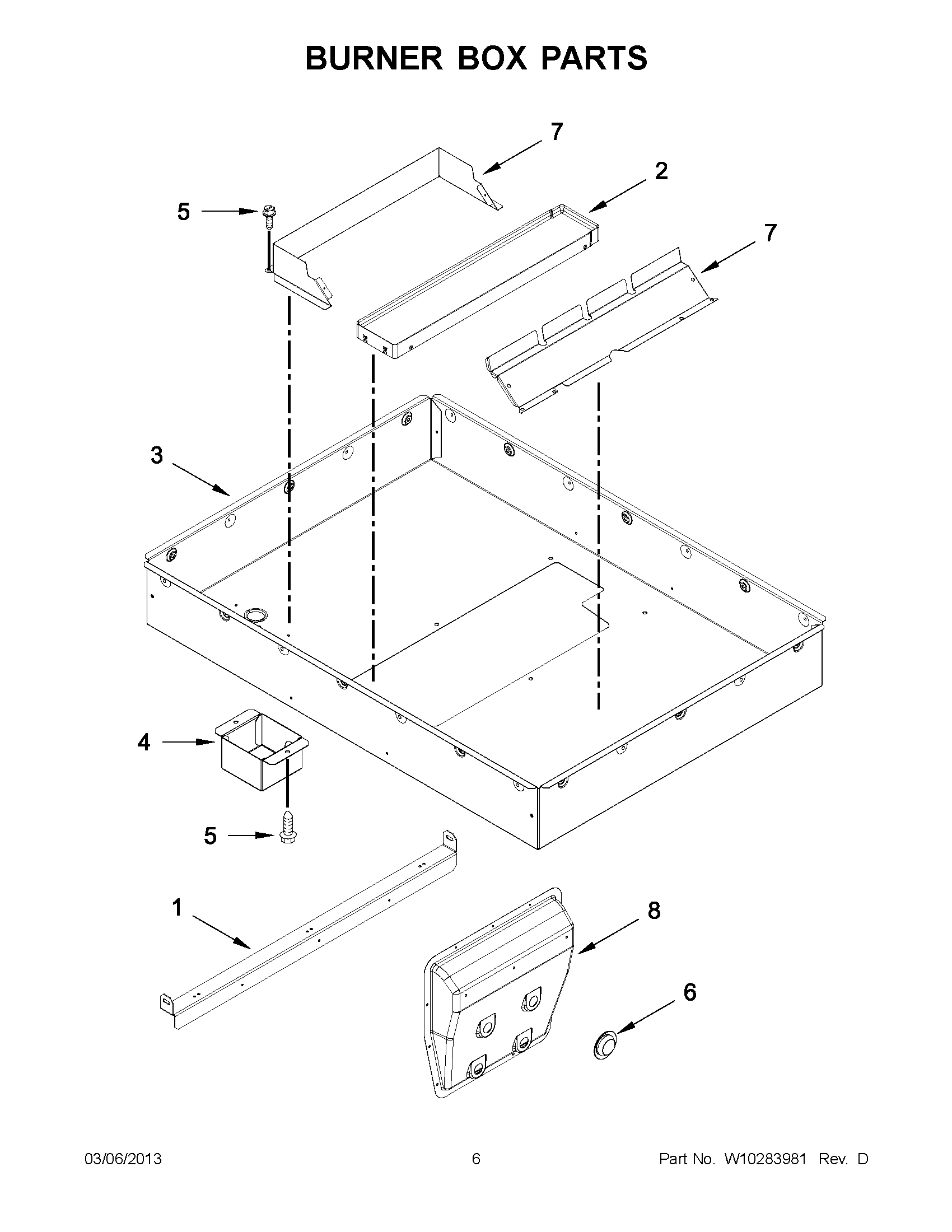 03 - BURNER BOX PARTS