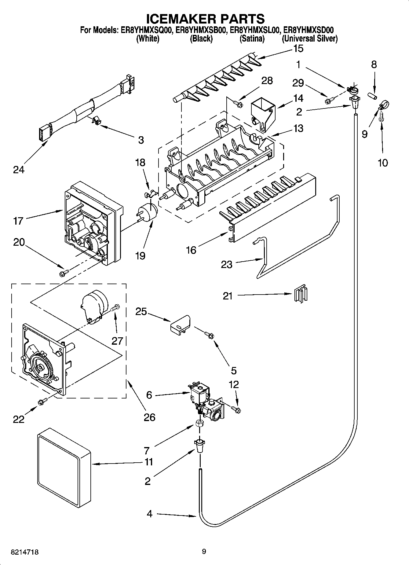 05 - ICEMAKER PARTS