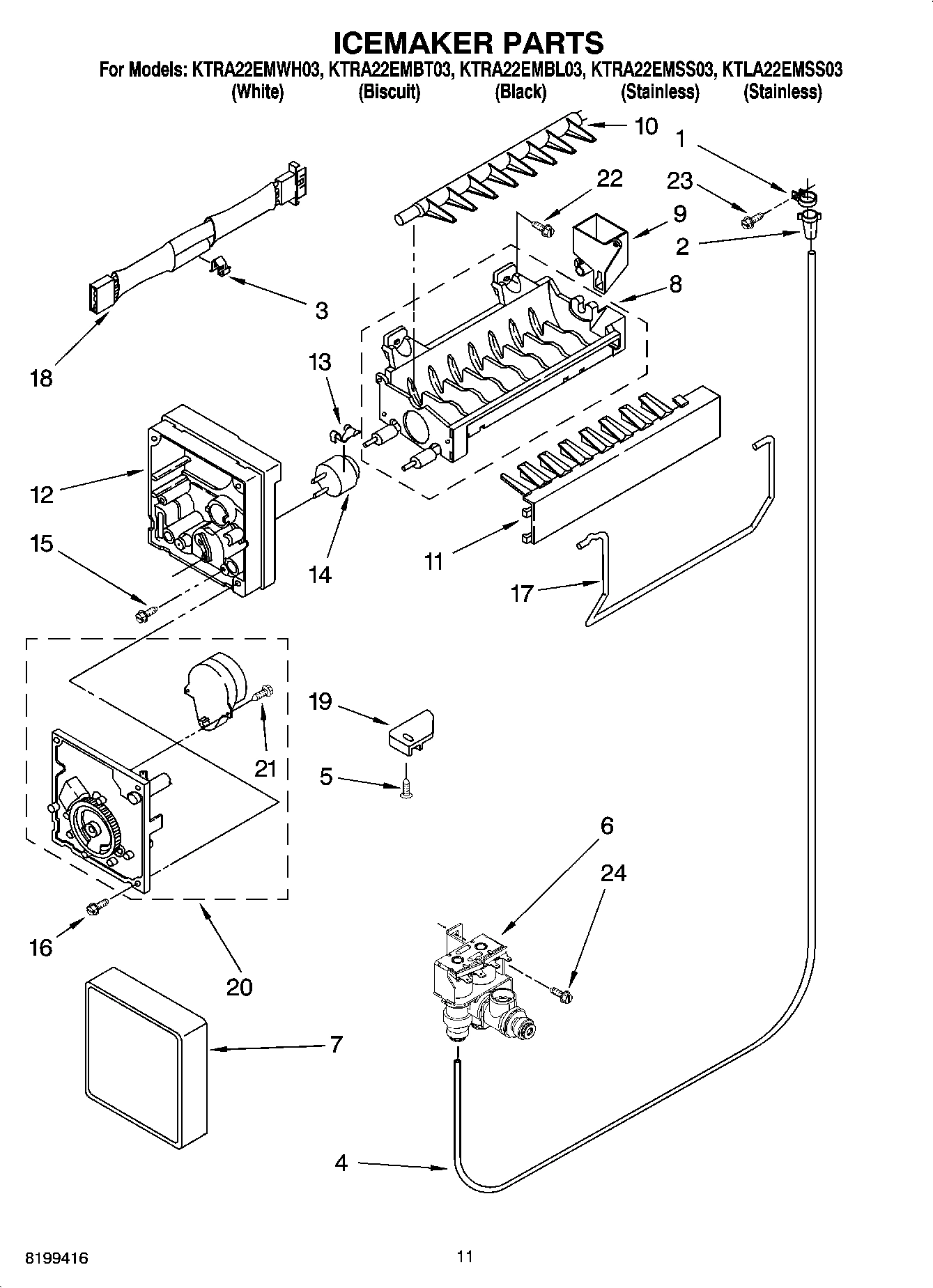 06 - ICEMAKER PARTS