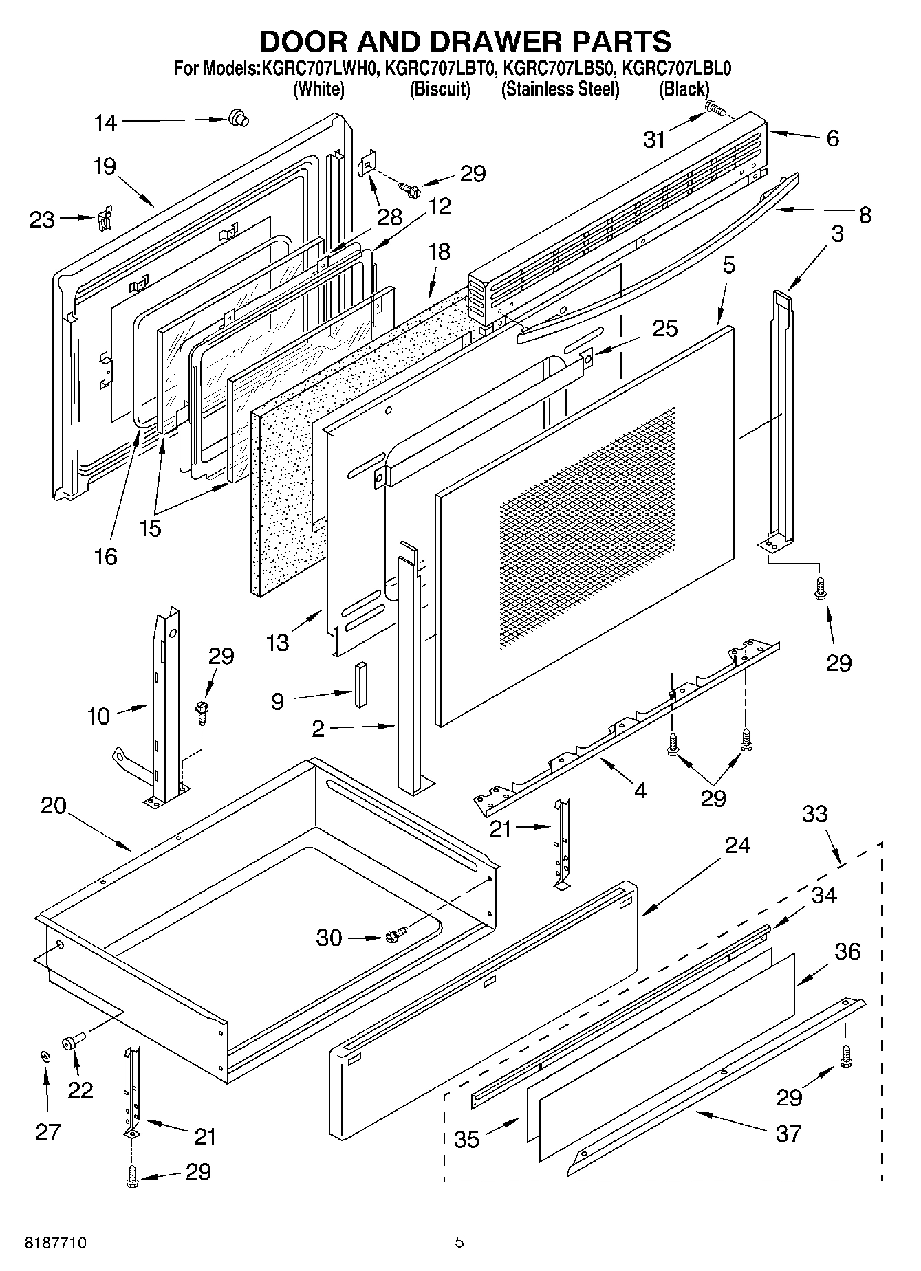 04 - DOOR AND DRAWER PARTS