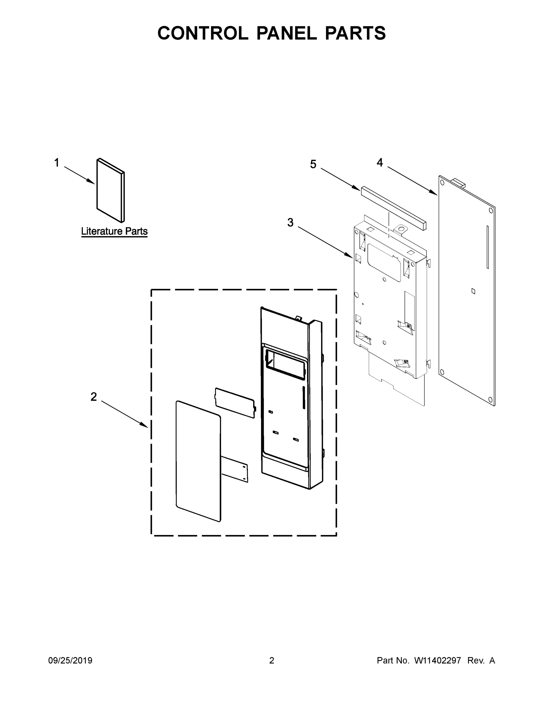 02 - CONTROL PANEL PARTS