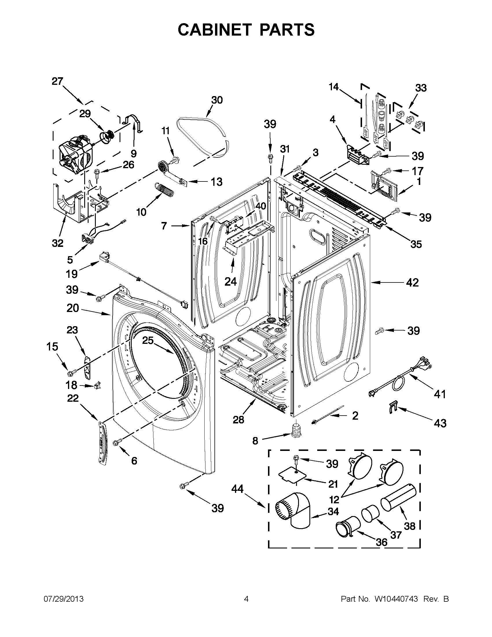 02 - CABINET PARTS