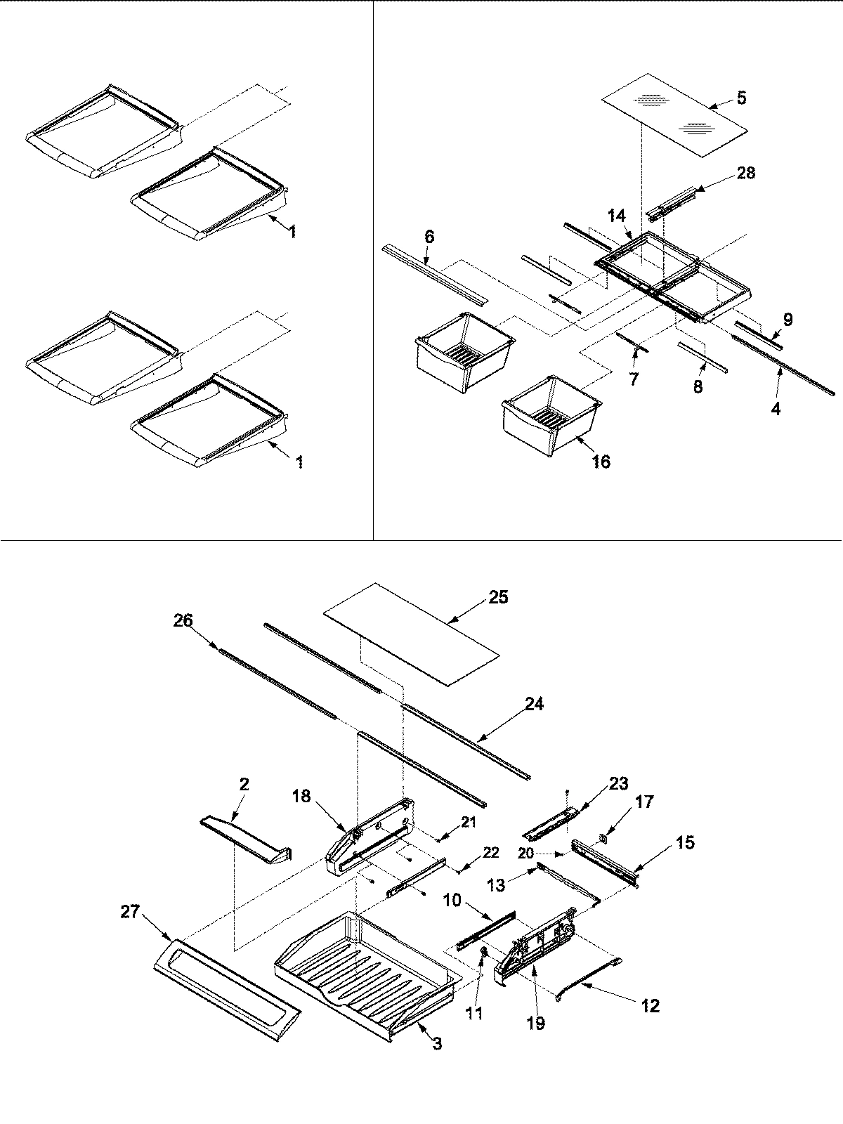 12 - REFRIGERATOR SHELVING