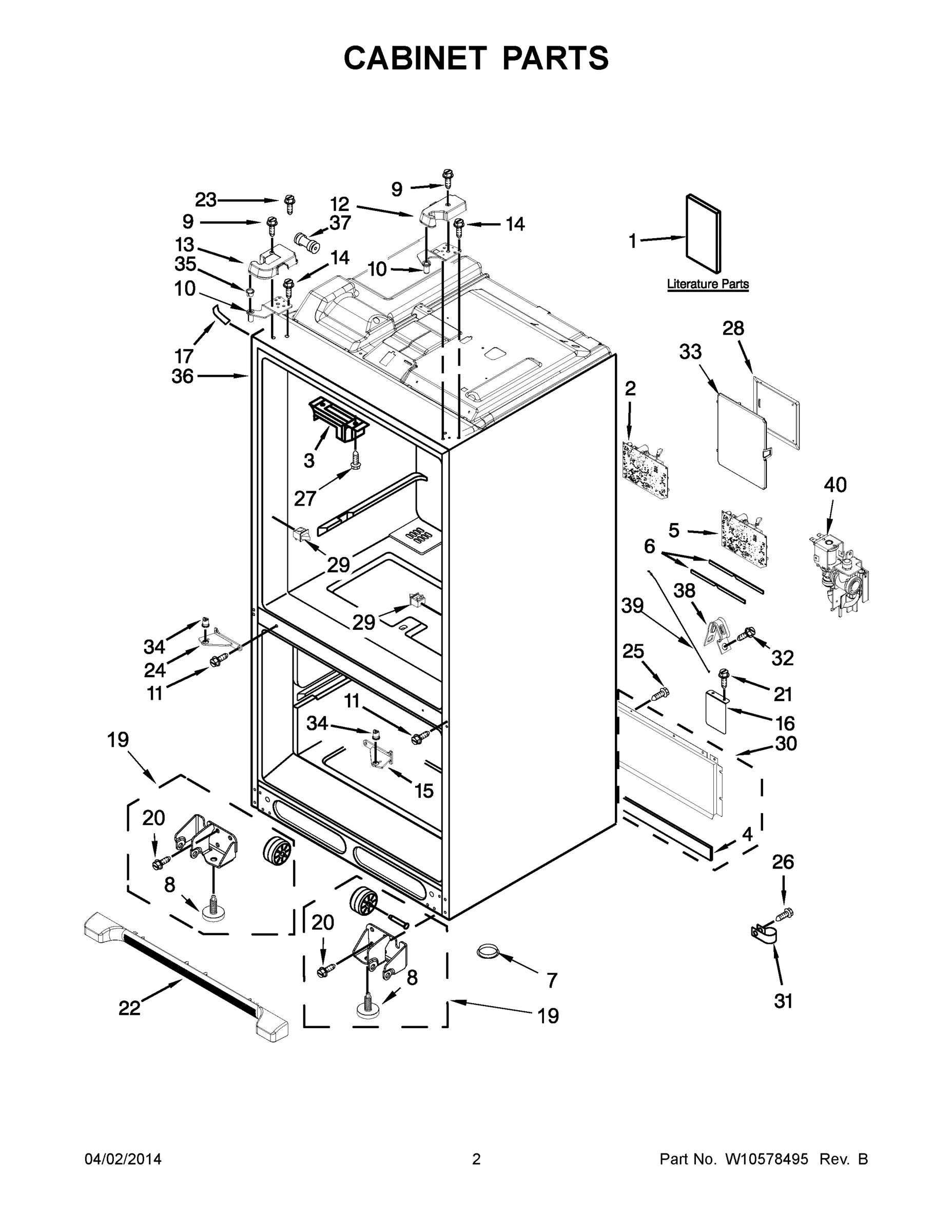 02 - CABINET PARTS