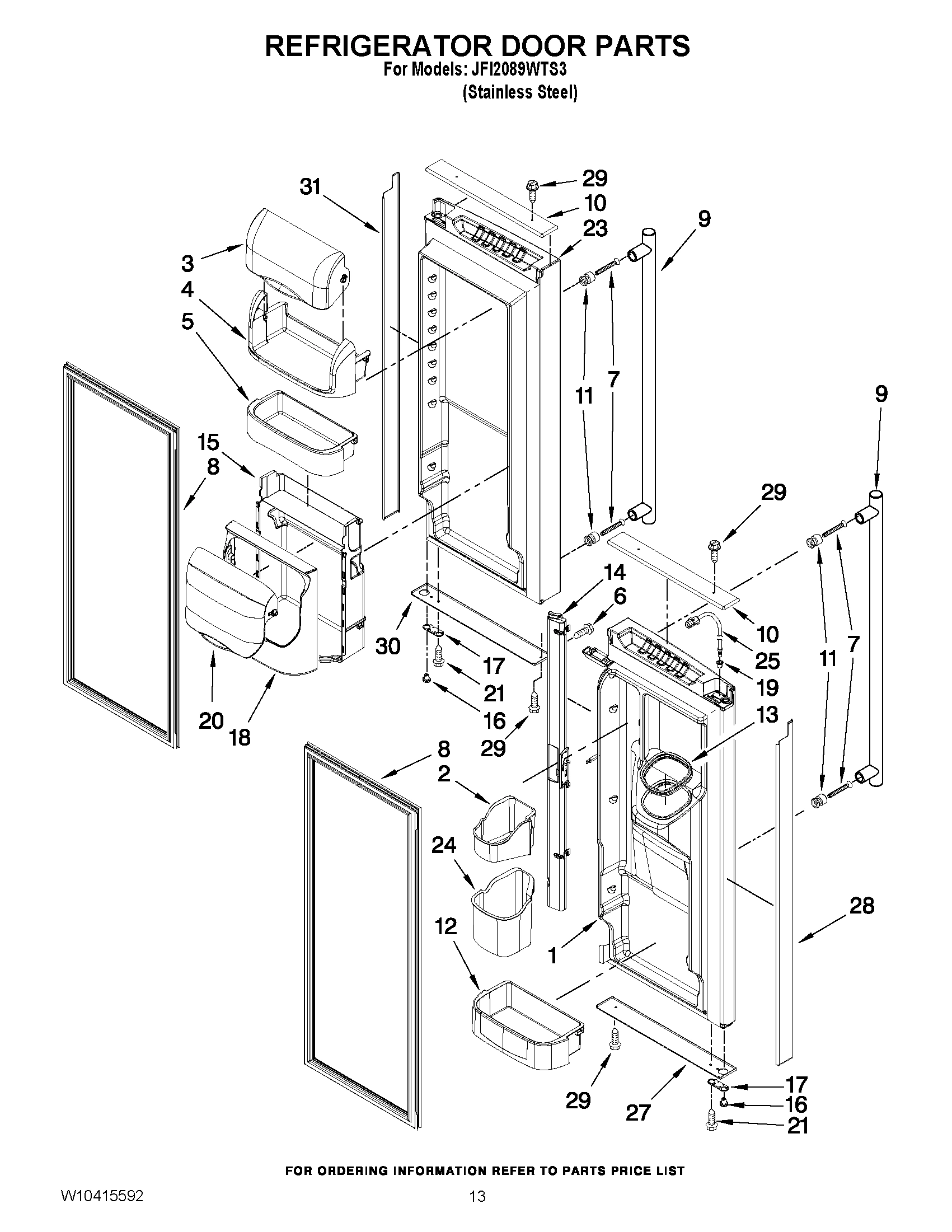 07 - REFRIGERATOR DOOR PARTS