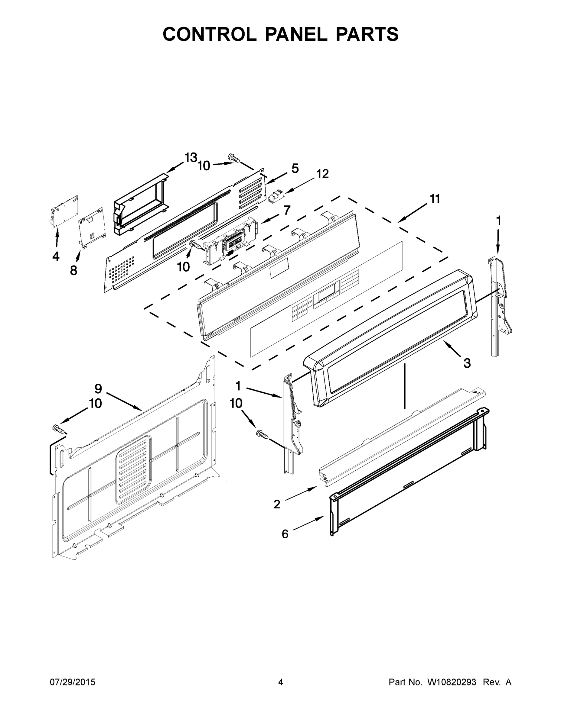 03 - CONTROL PANEL PARTS