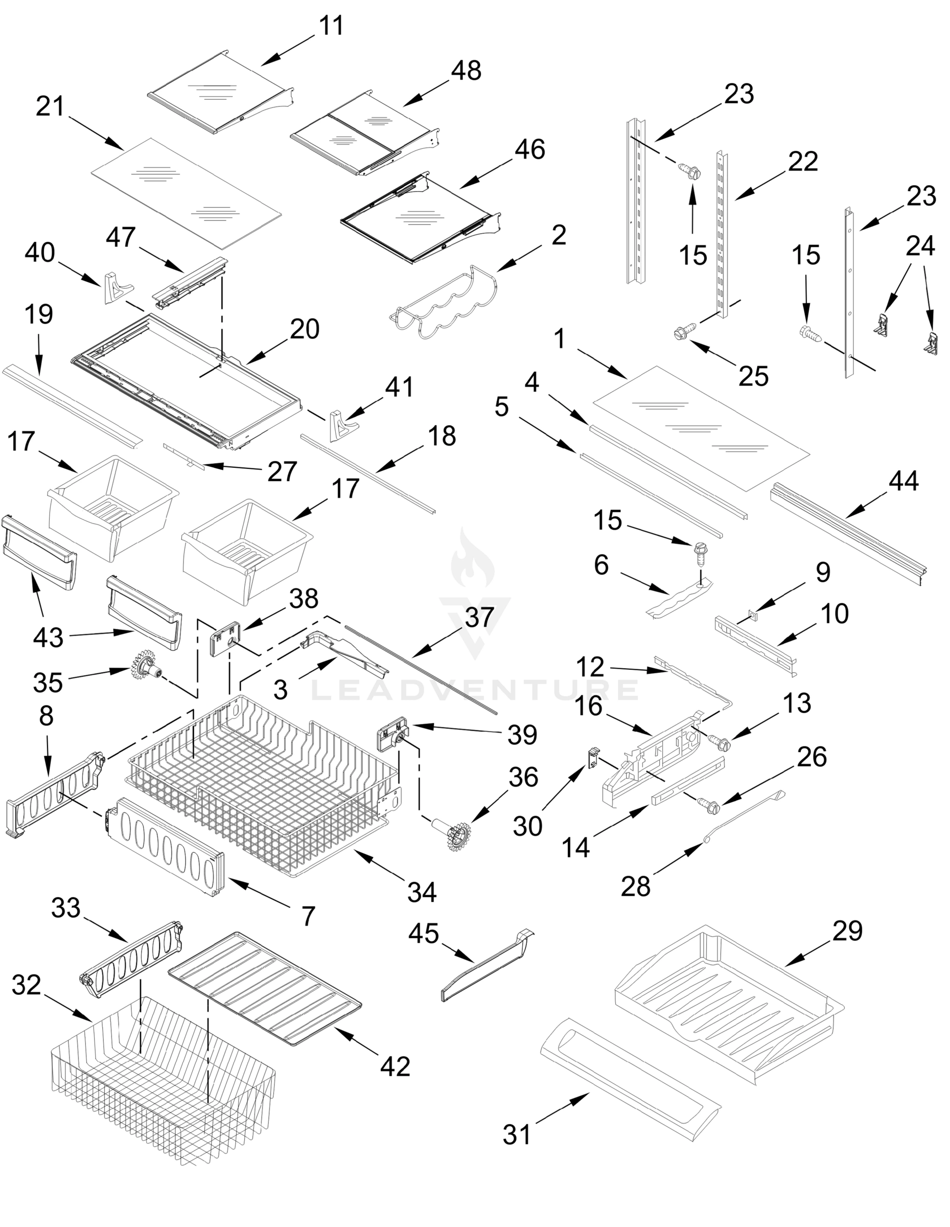 SHELF PARTS