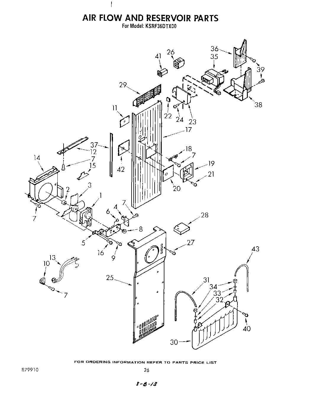 16 - AIR FLOW AND RESERVOIR
