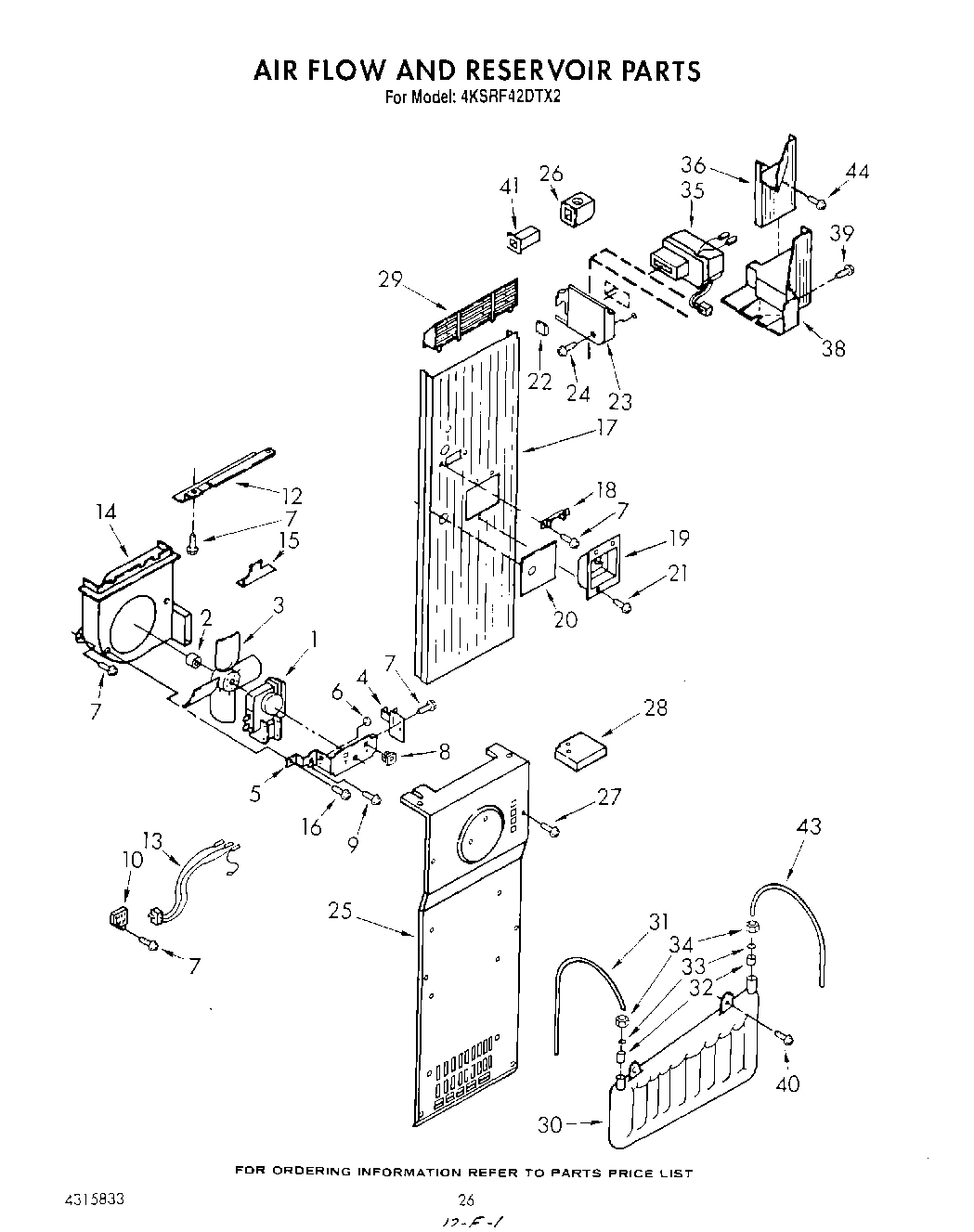 16 - AIR FLOW AND RESERVOIR