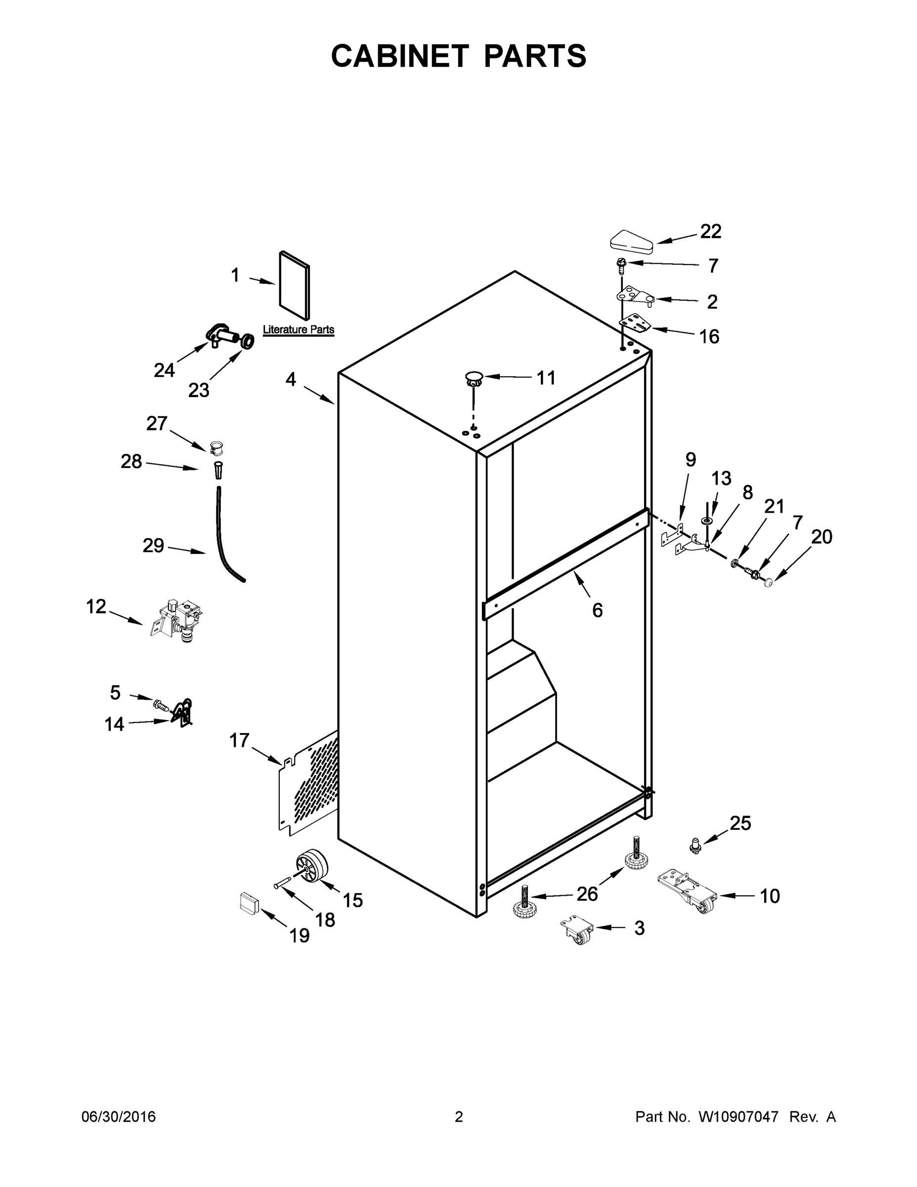 02 - CABINET PARTS