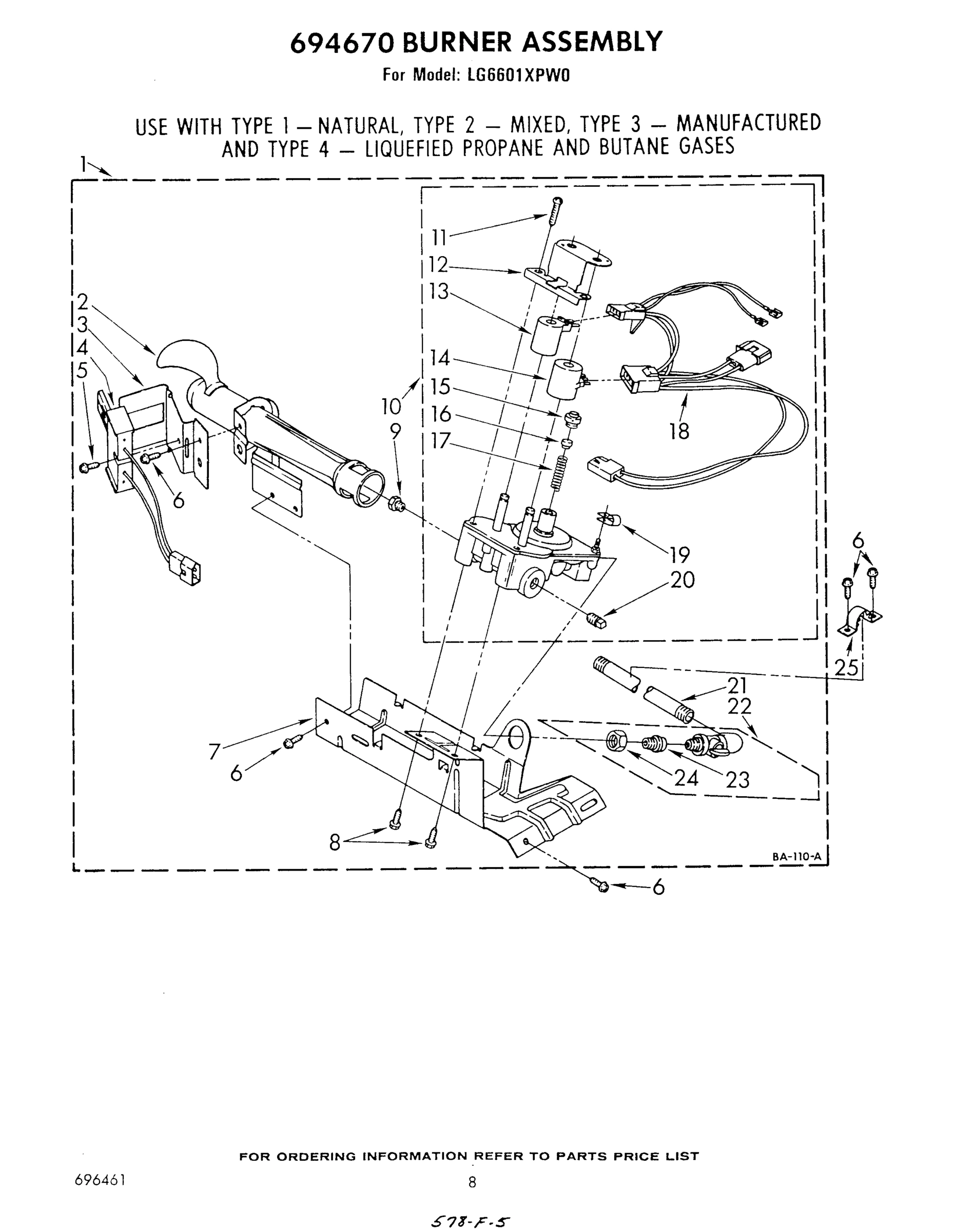 05 - 694670 BURNER
