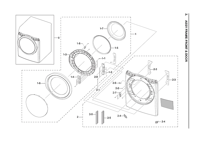 FRONT FRAME/DOOR ASSY